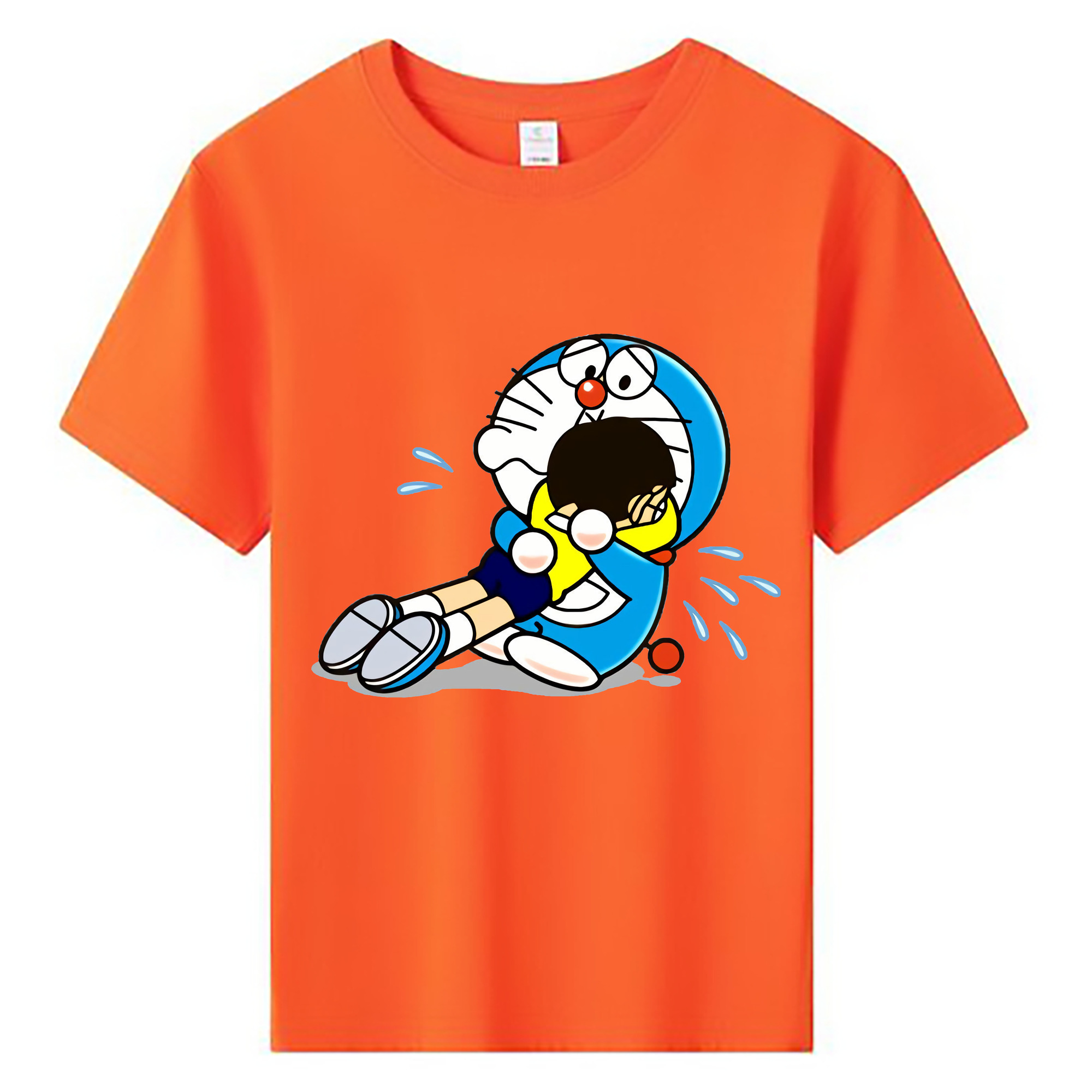 （画像用） ドラえもん Doraemon 綿100％キッズTシャツ（フロントプリント）