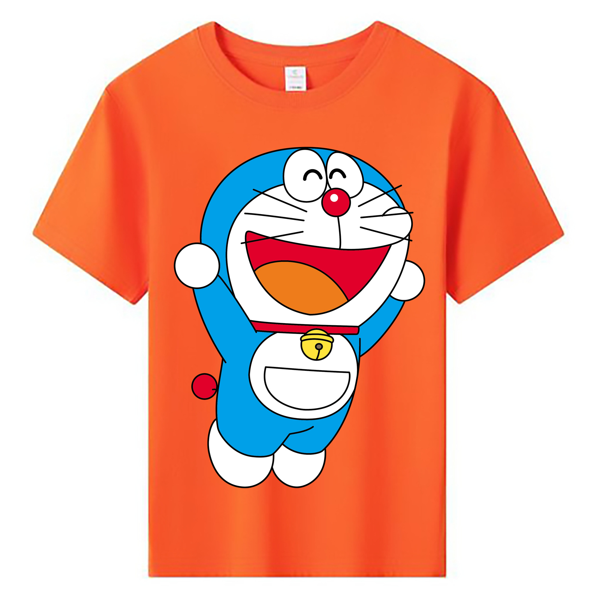 （画像用） ドラえもん Doraemon 綿100％キッズTシャツ（フロントプリント）