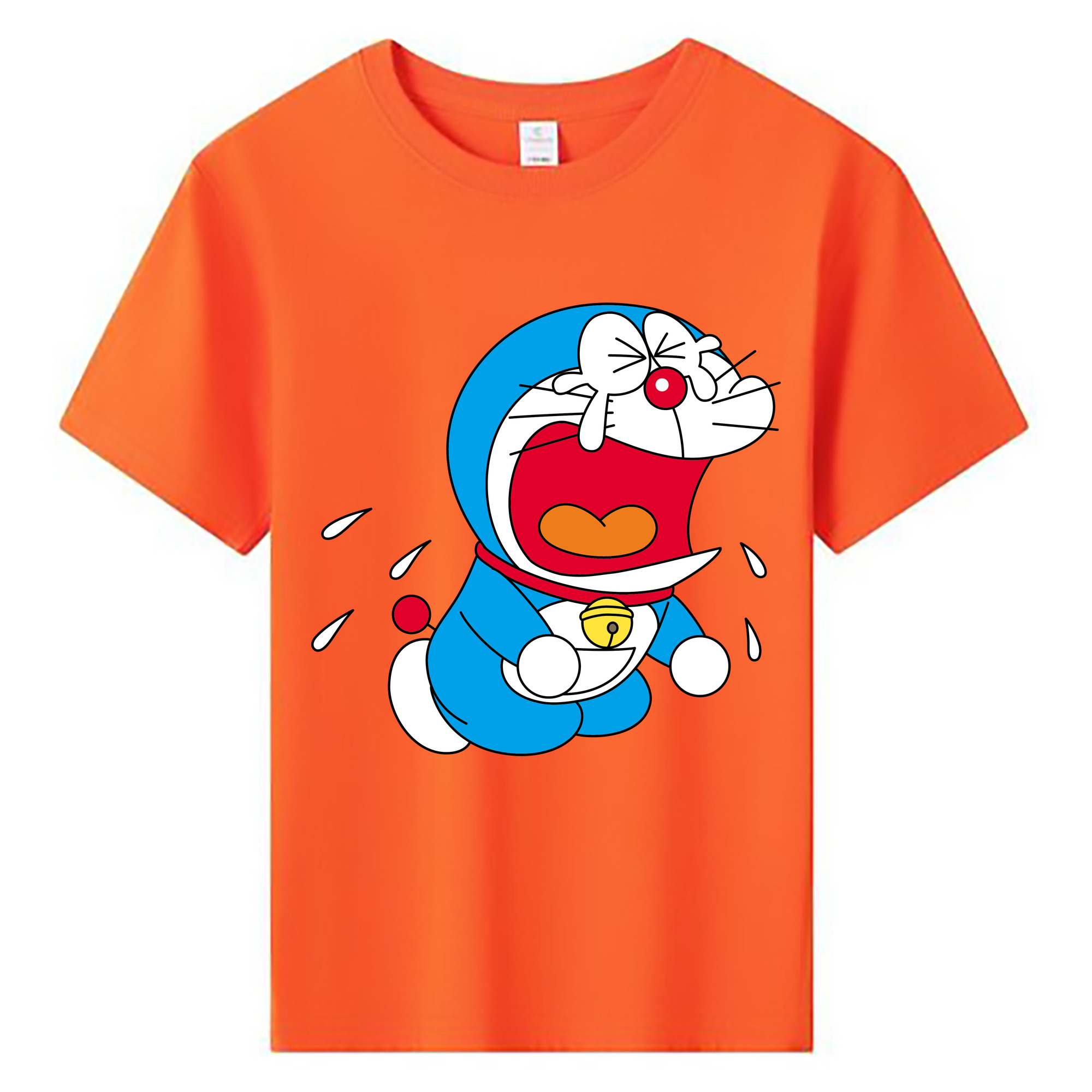 （画像用） ドラえもん Doraemon 綿100％キッズTシャツ（フロントプリント）