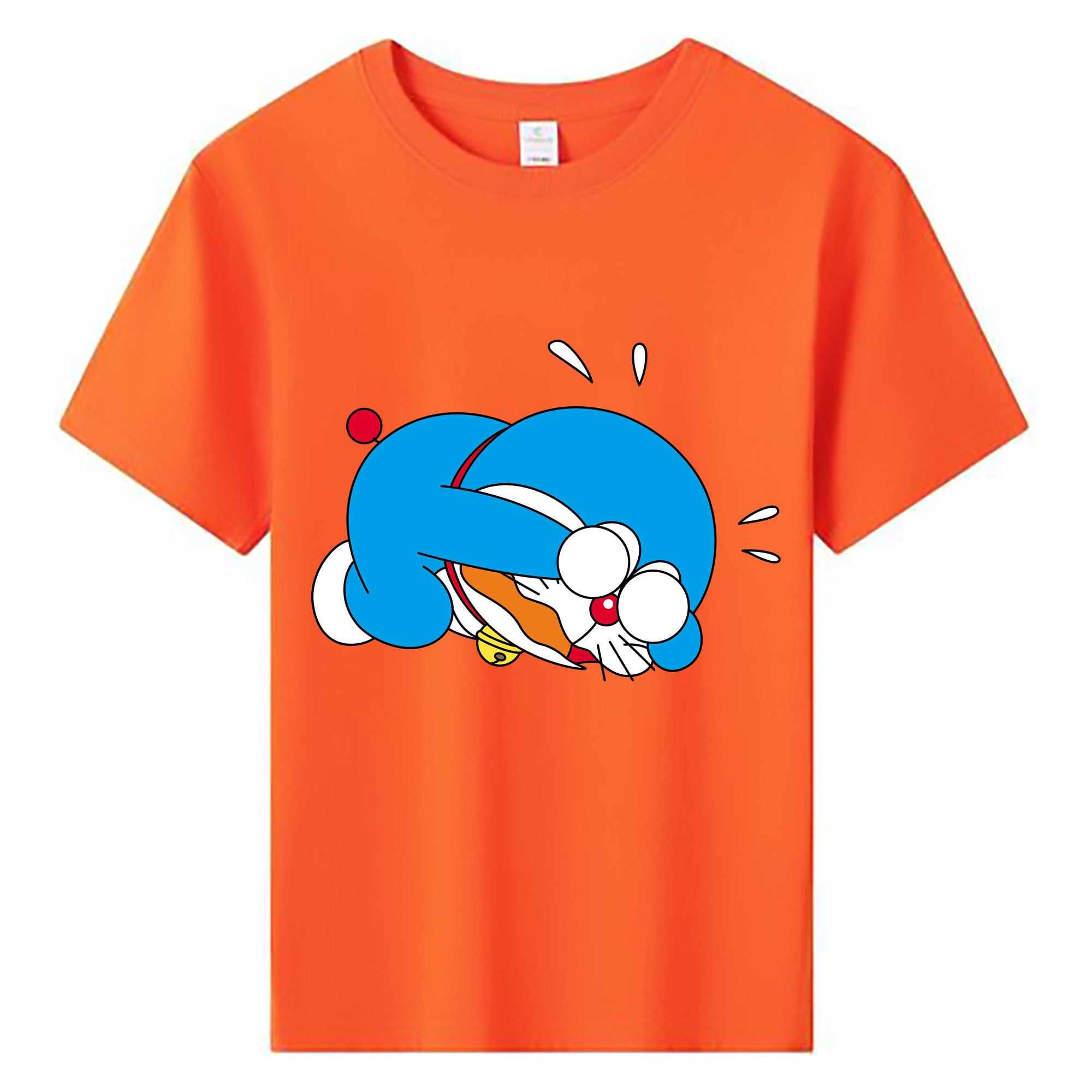 （画像用） ドラえもん Doraemon 綿100％キッズTシャツ（フロントプリント）
