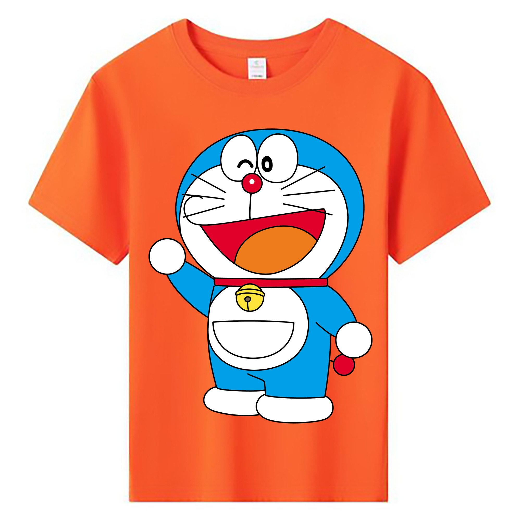 （画像用） ドラえもん Doraemon 綿100％キッズTシャツ（フロントプリント）