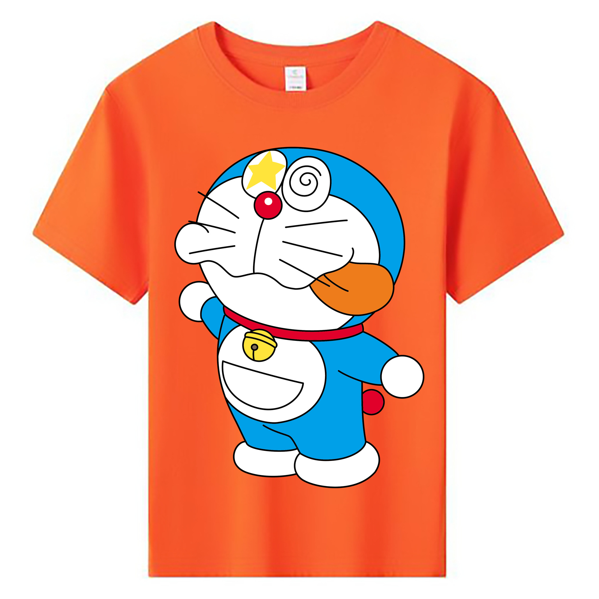 （画像用） ドラえもん Doraemon 綿100％キッズTシャツ（フロントプリント）
