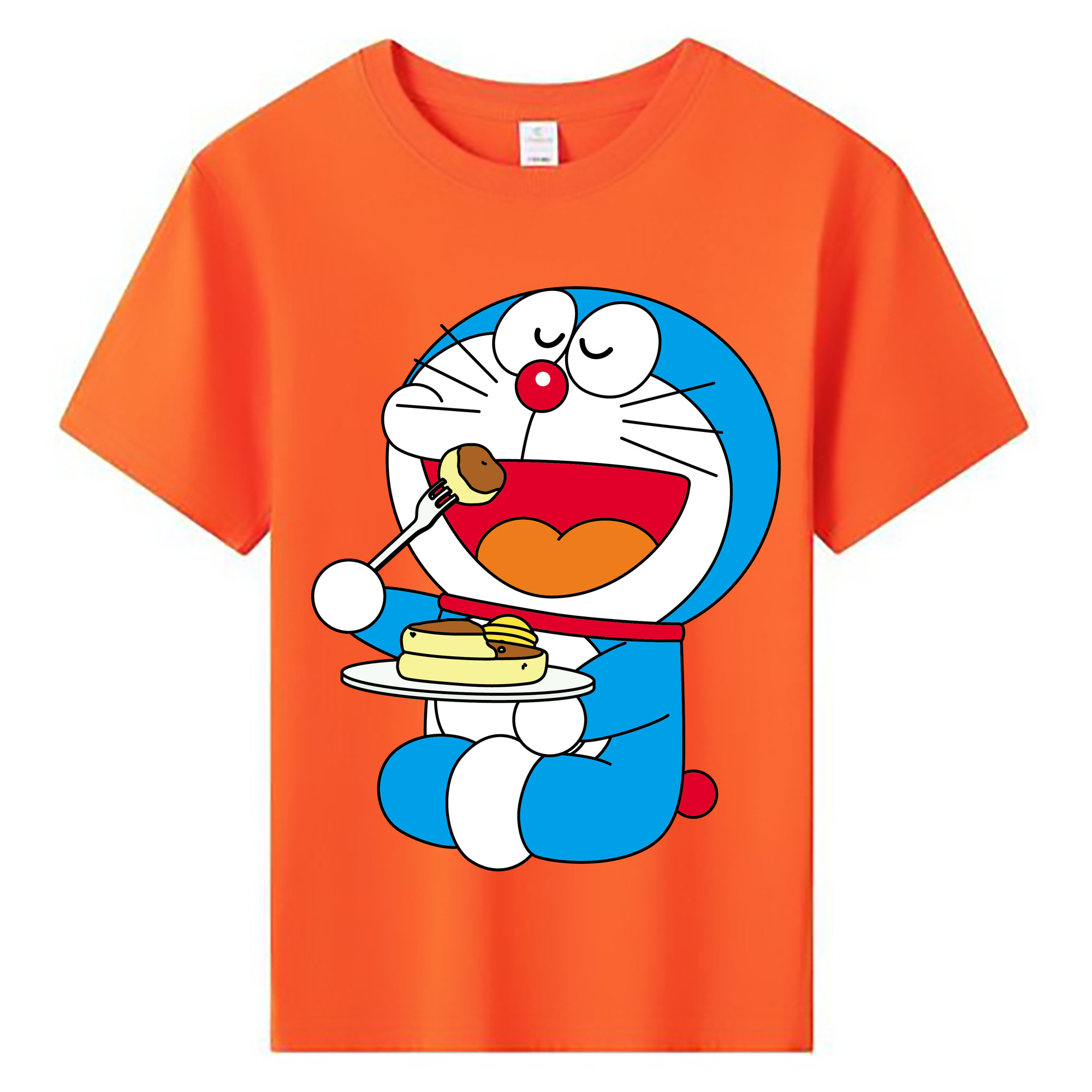（画像用） ドラえもん Doraemon 綿100％キッズTシャツ（フロントプリント）