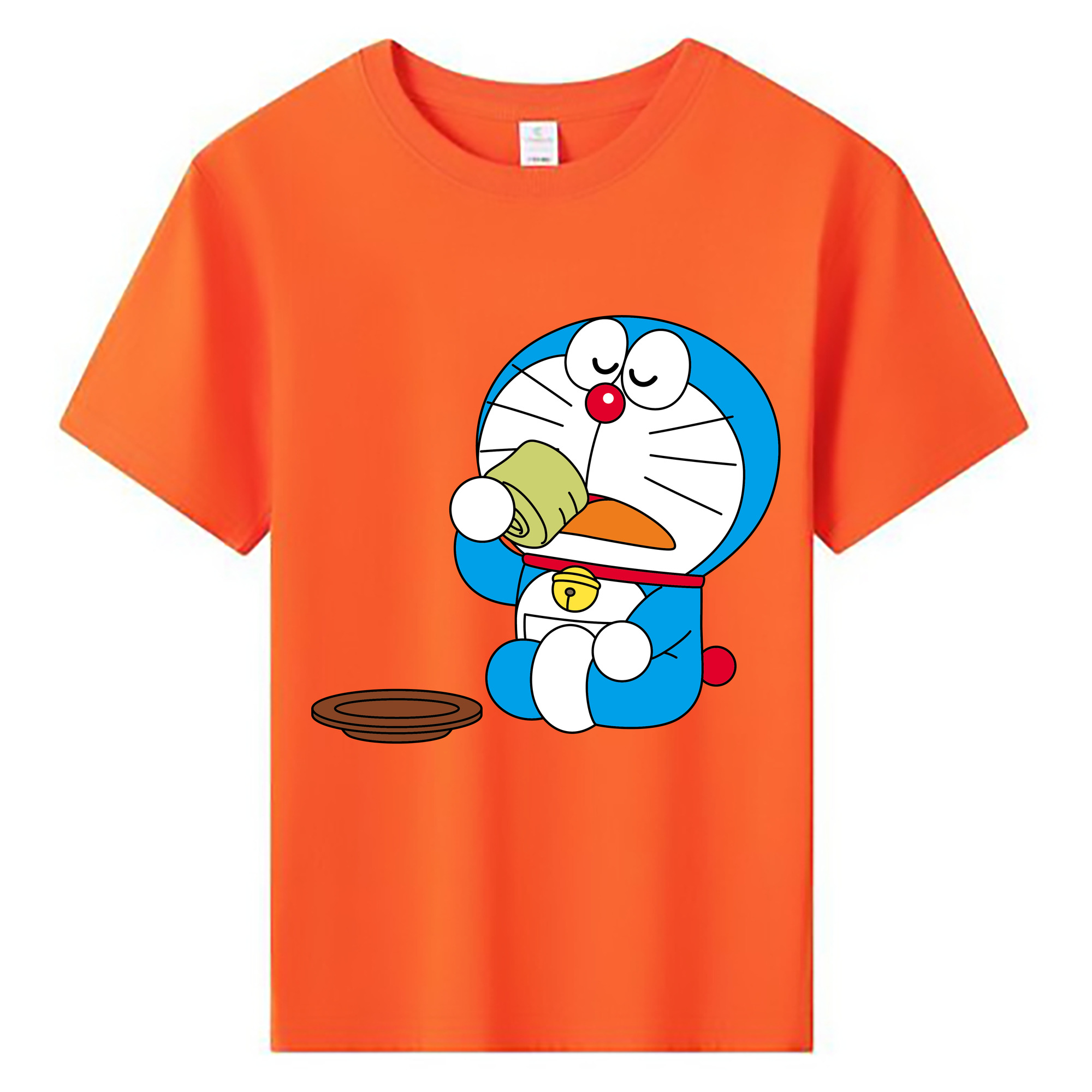 （画像用） ドラえもん Doraemon 綿100％キッズTシャツ（フロントプリント）