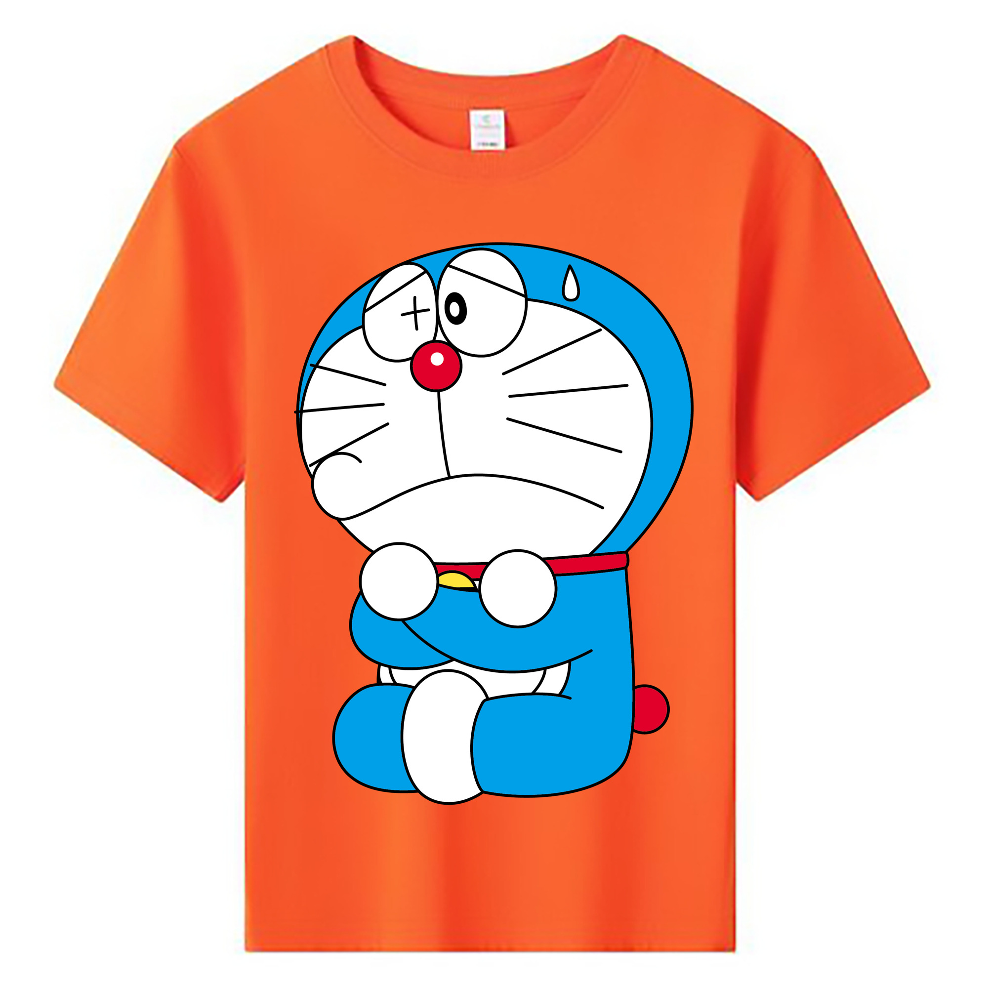 （画像用） ドラえもん Doraemon 綿100％キッズTシャツ（フロントプリント）