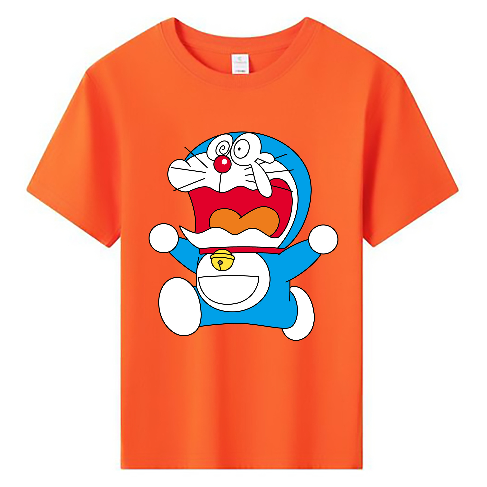 （画像用） ドラえもん Doraemon 綿100％キッズTシャツ（フロントプリント）