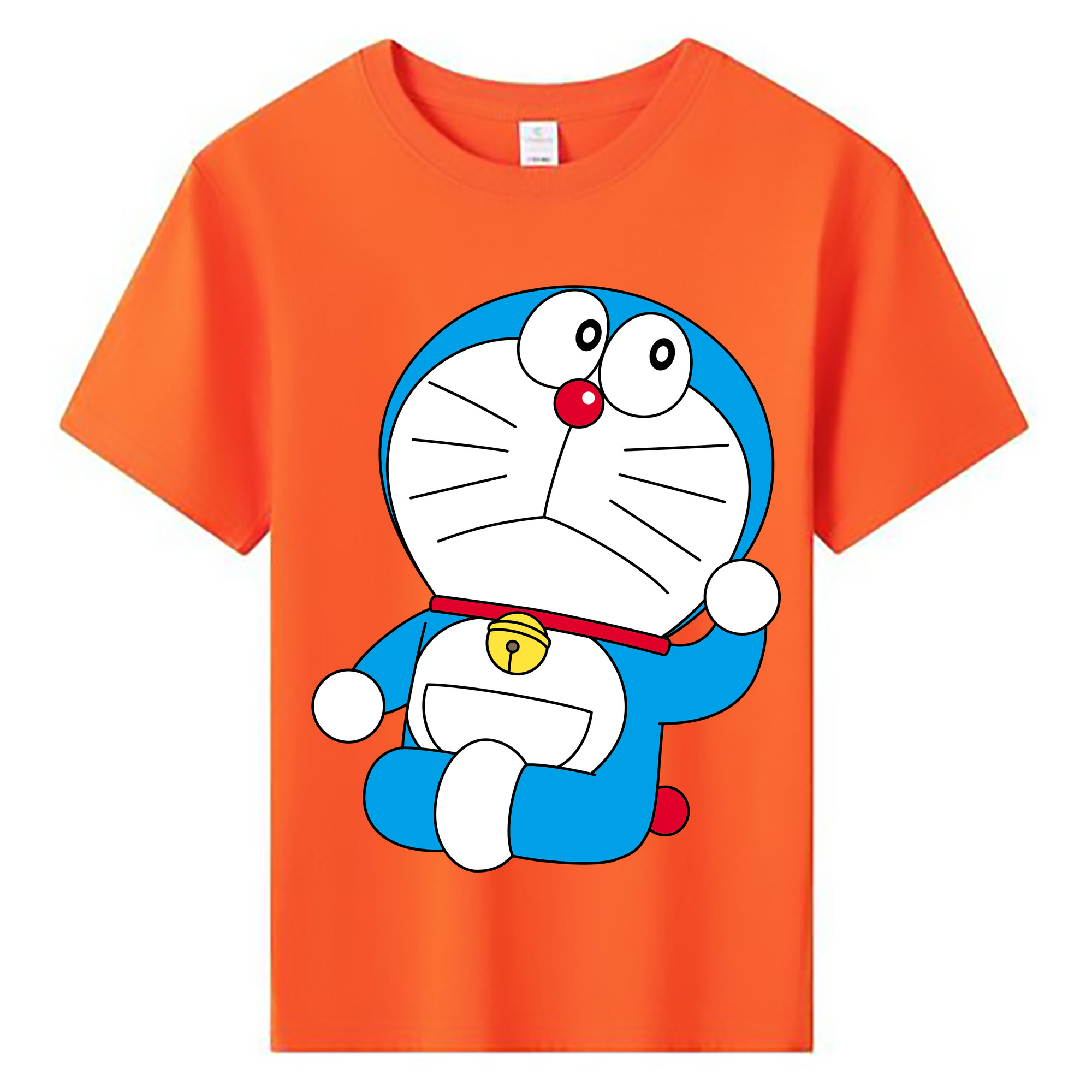 （画像用） ドラえもん Doraemon 綿100％キッズTシャツ（フロントプリント）