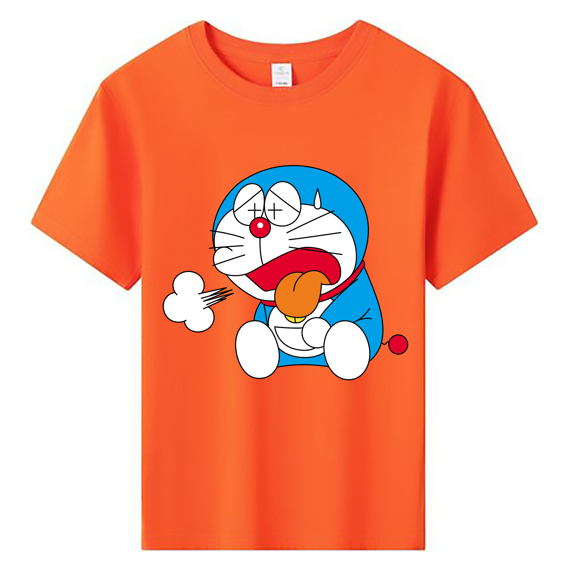（画像用） ドラえもん Doraemon 綿100％キッズTシャツ（フロントプリント）
