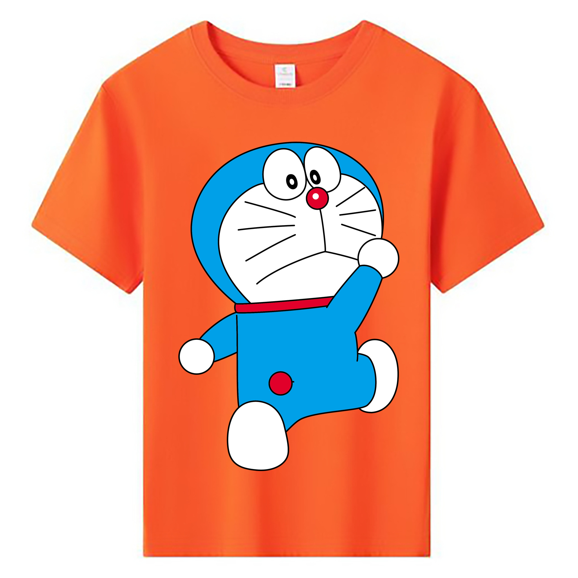 （画像用） ドラえもん Doraemon 綿100％キッズTシャツ（フロントプリント）