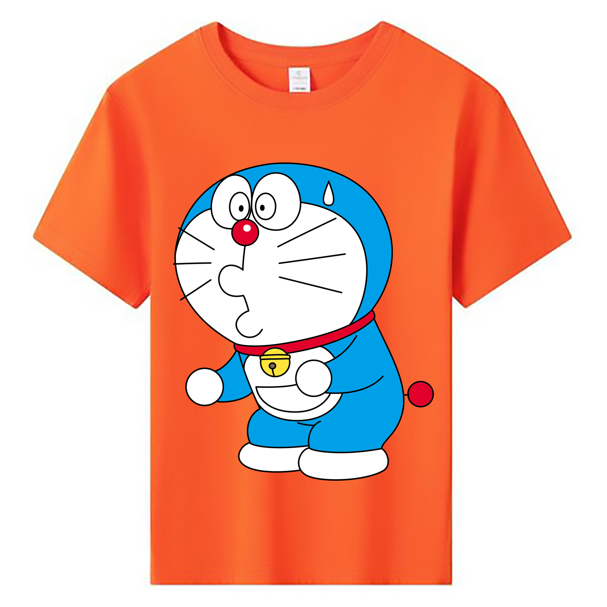 （画像用） ドラえもん Doraemon 綿100％キッズTシャツ（フロントプリント）