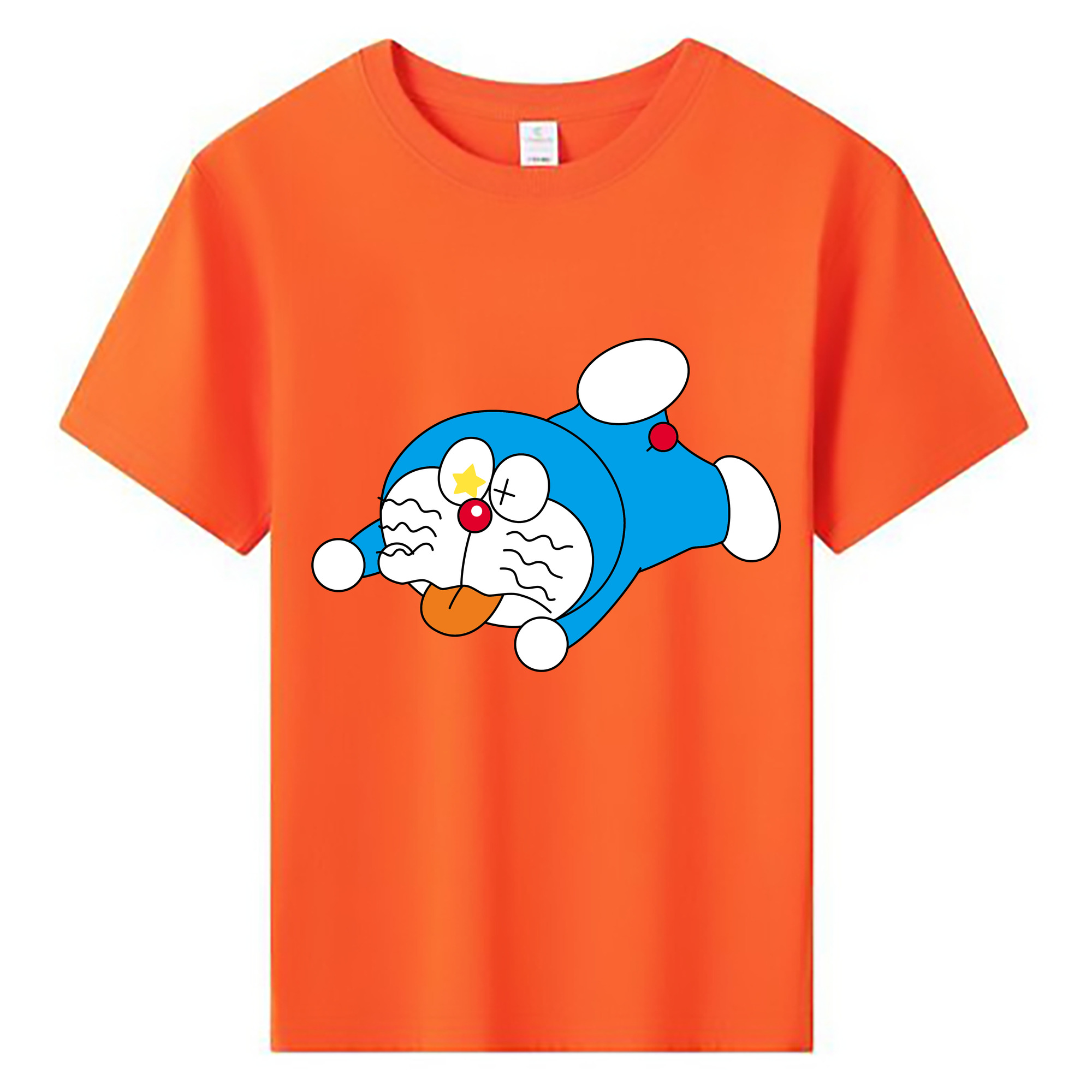 （画像用） ドラえもん Doraemon 綿100％キッズTシャツ（フロントプリント）