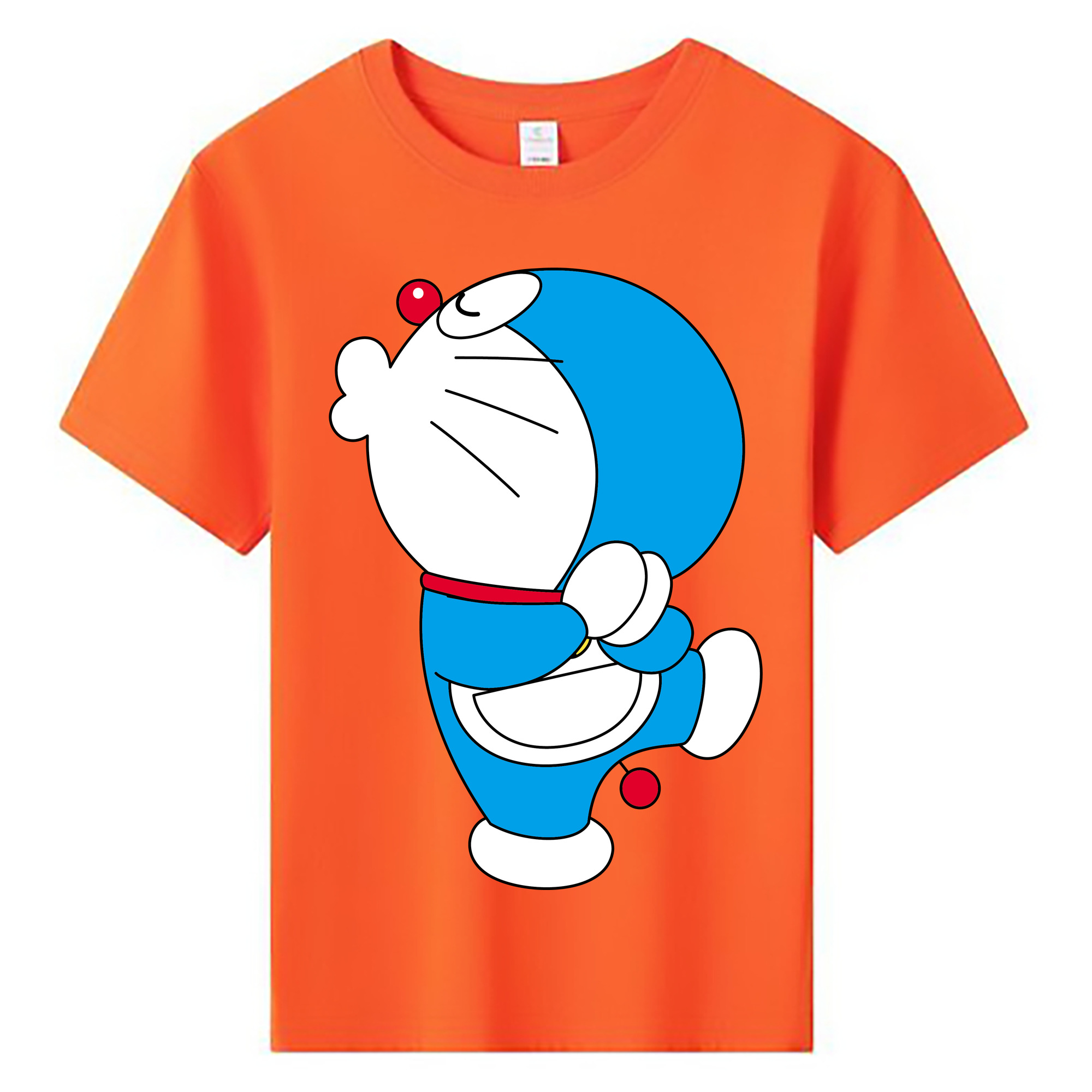 （画像用） ドラえもん Doraemon 綿100％キッズTシャツ（フロントプリント）