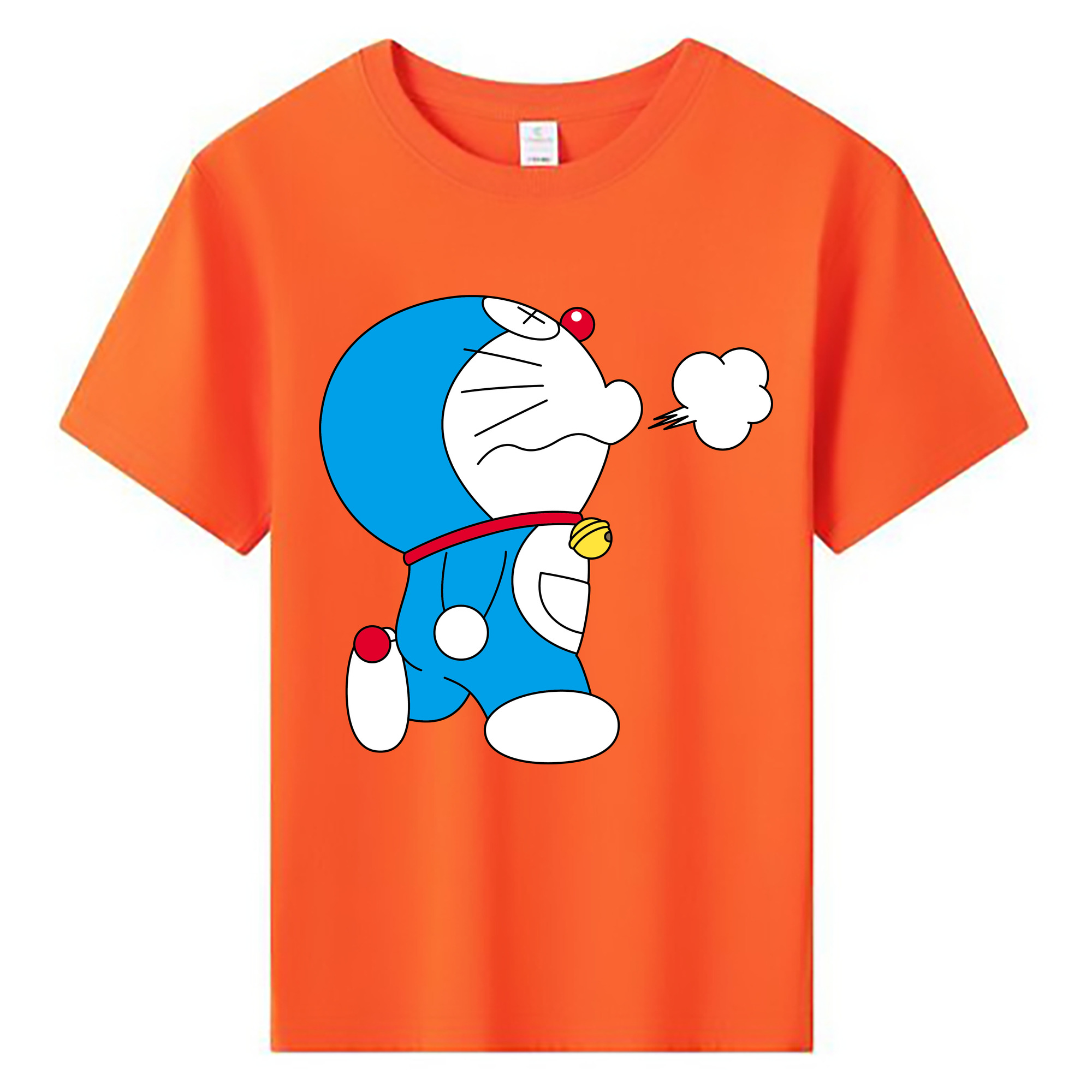 （画像用） ドラえもん Doraemon 綿100％キッズTシャツ（フロントプリント）