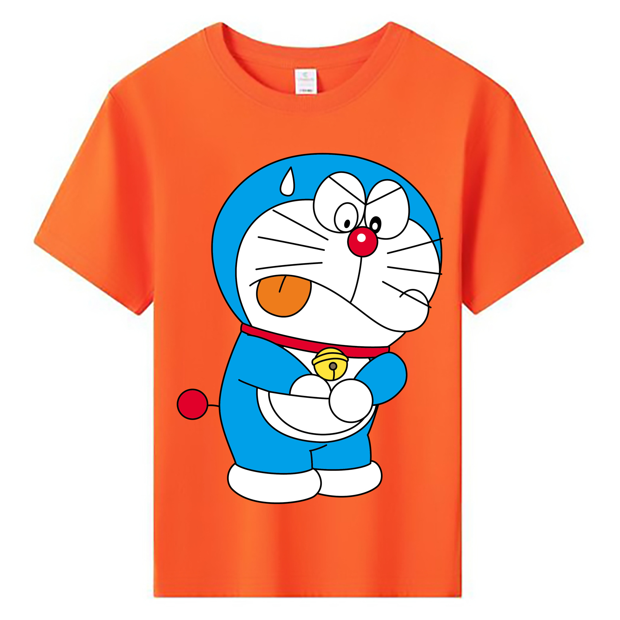 （画像用） ドラえもん Doraemon 綿100％キッズTシャツ（フロントプリント）