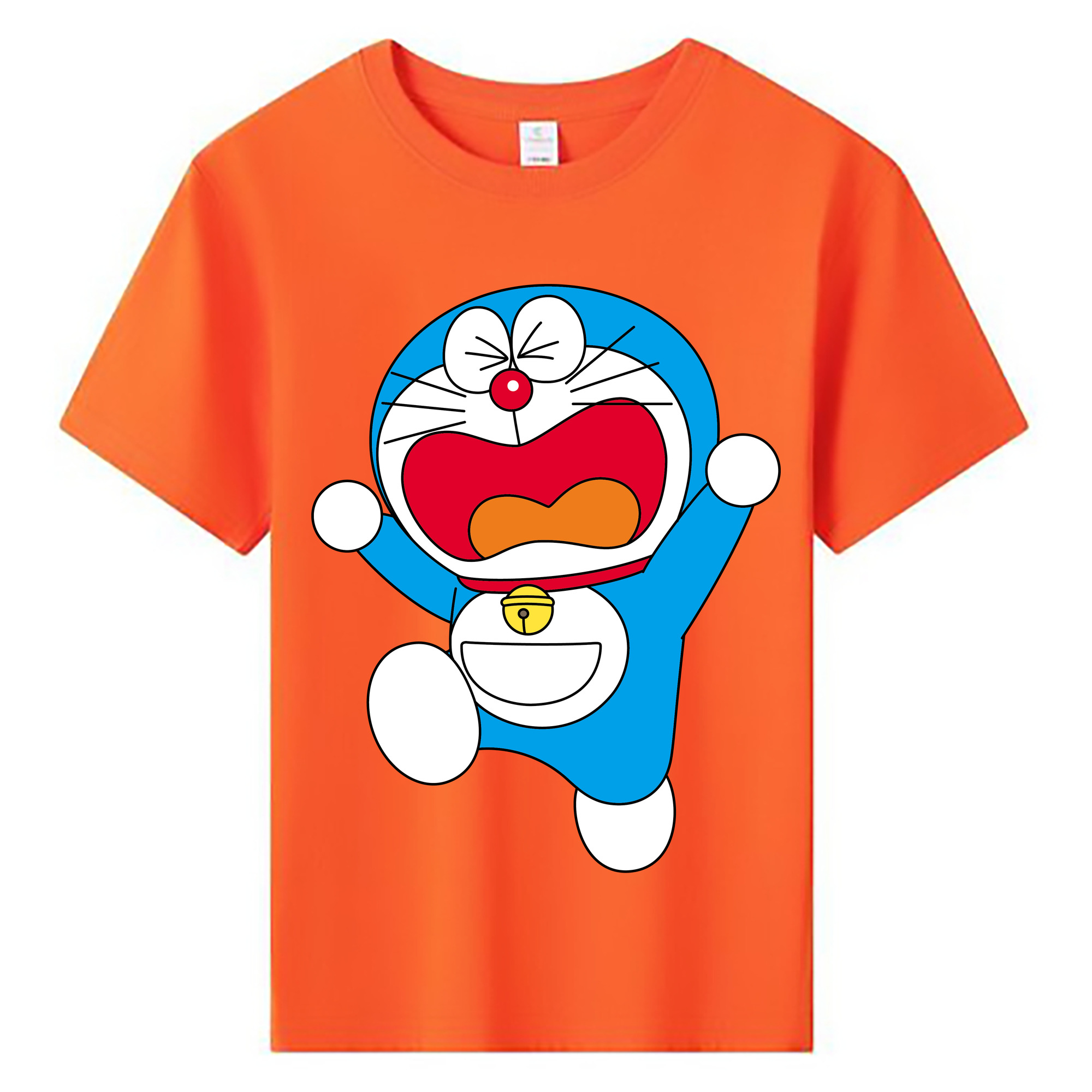 （画像用） ドラえもん Doraemon 綿100％キッズTシャツ（フロントプリント）