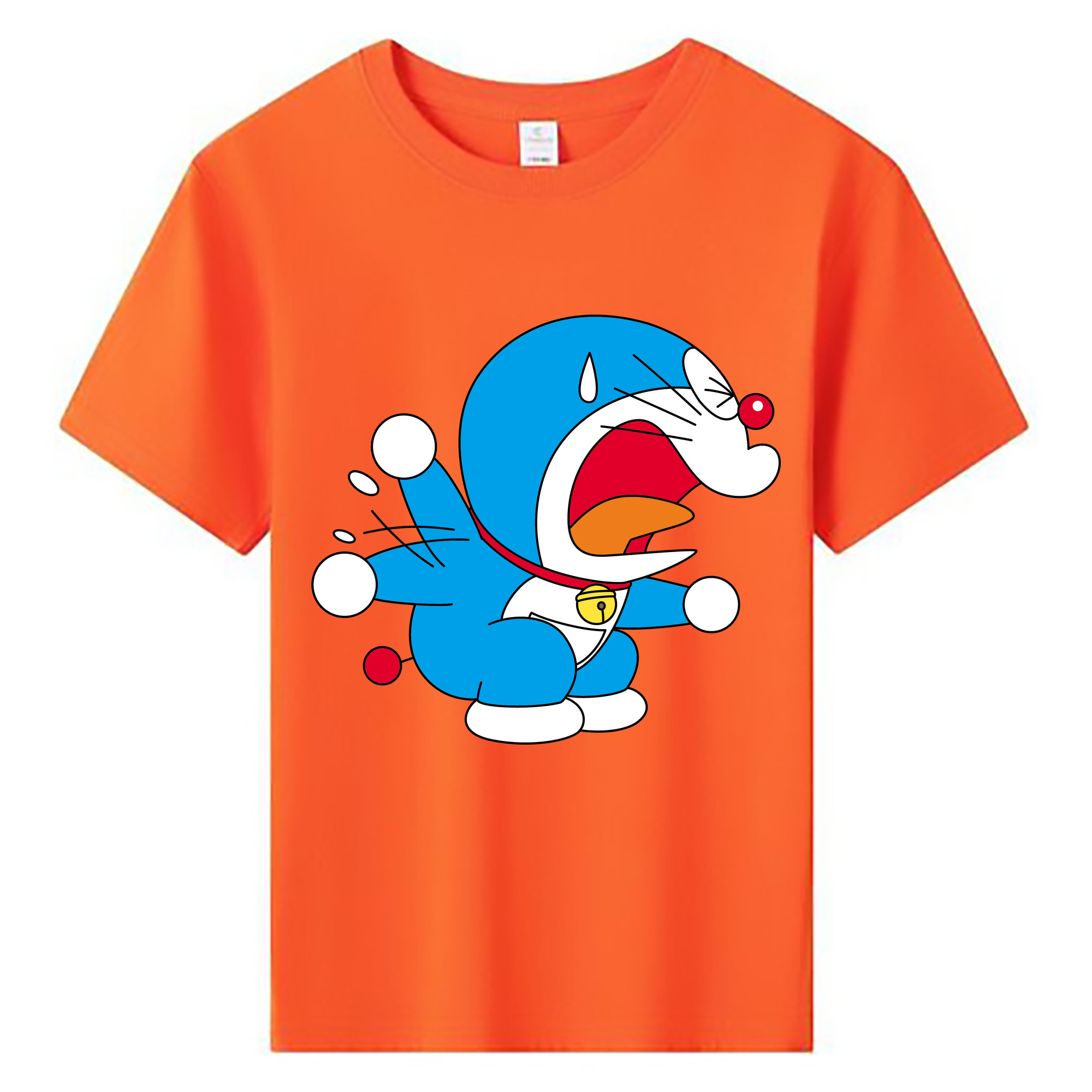 （画像用） ドラえもん Doraemon 綿100％キッズTシャツ（フロントプリント）
