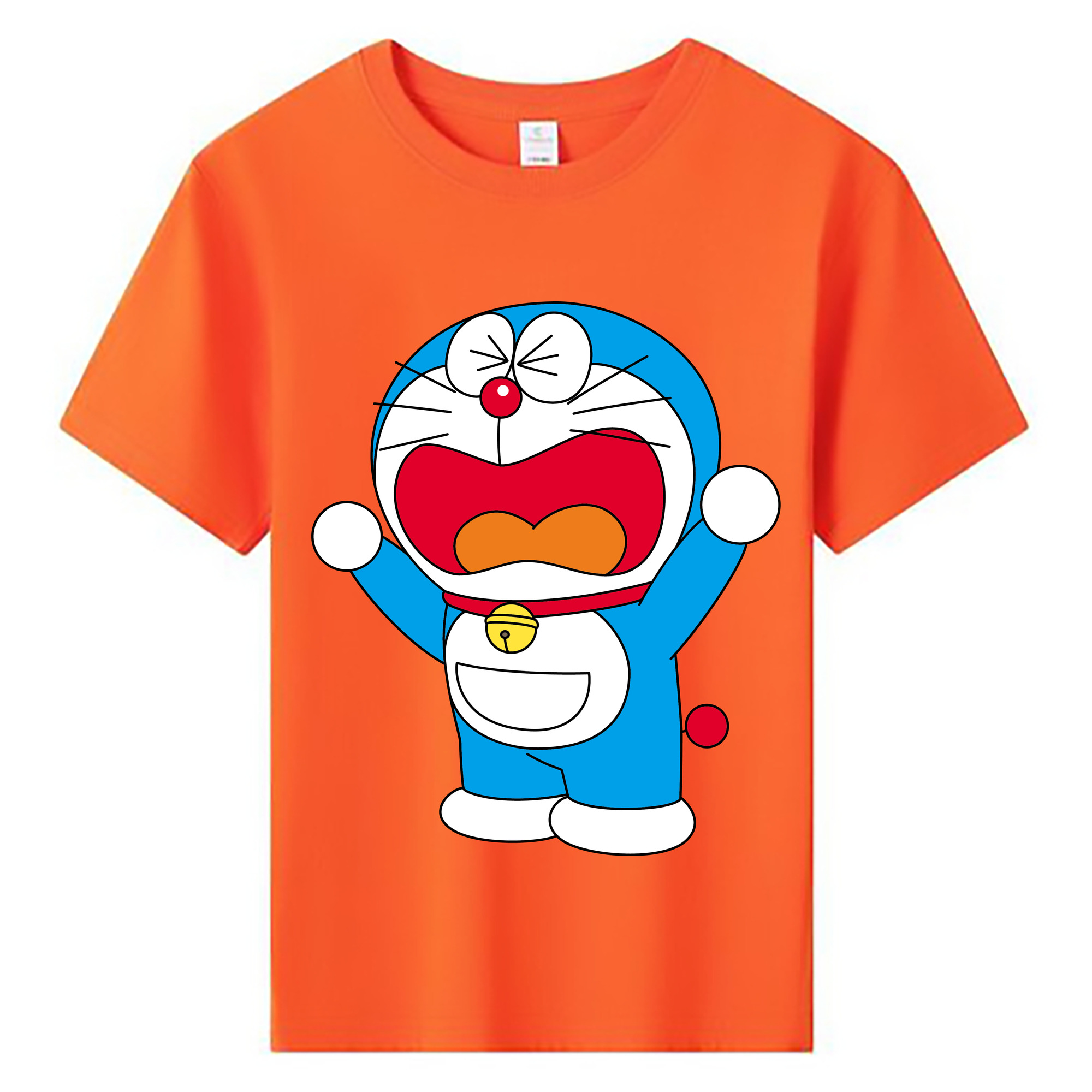 （画像用） ドラえもん Doraemon 綿100％キッズTシャツ（フロントプリント）