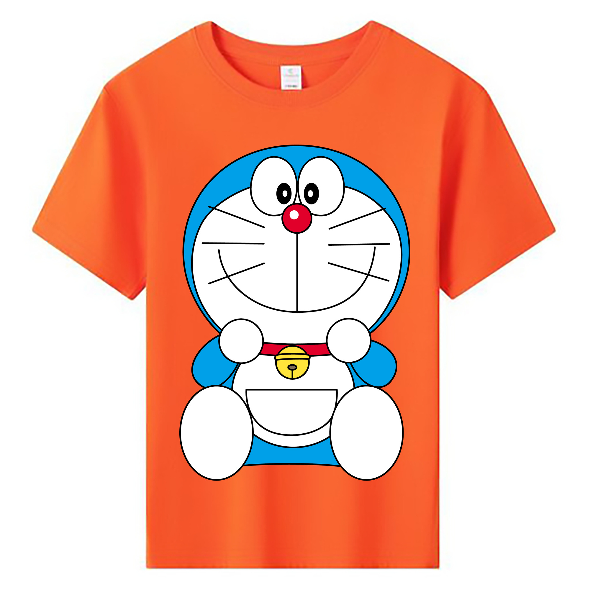 （画像用） ドラえもん Doraemon 綿100％キッズTシャツ（フロントプリント）