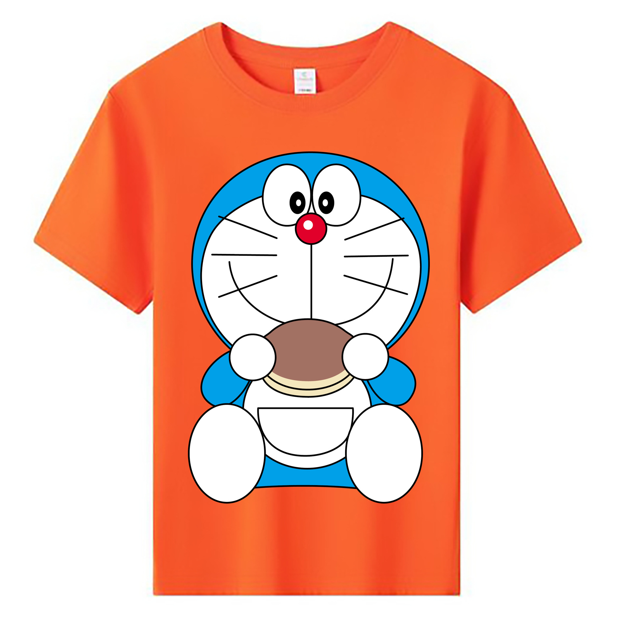 （画像用） ドラえもん Doraemon 綿100％キッズTシャツ（フロントプリント）