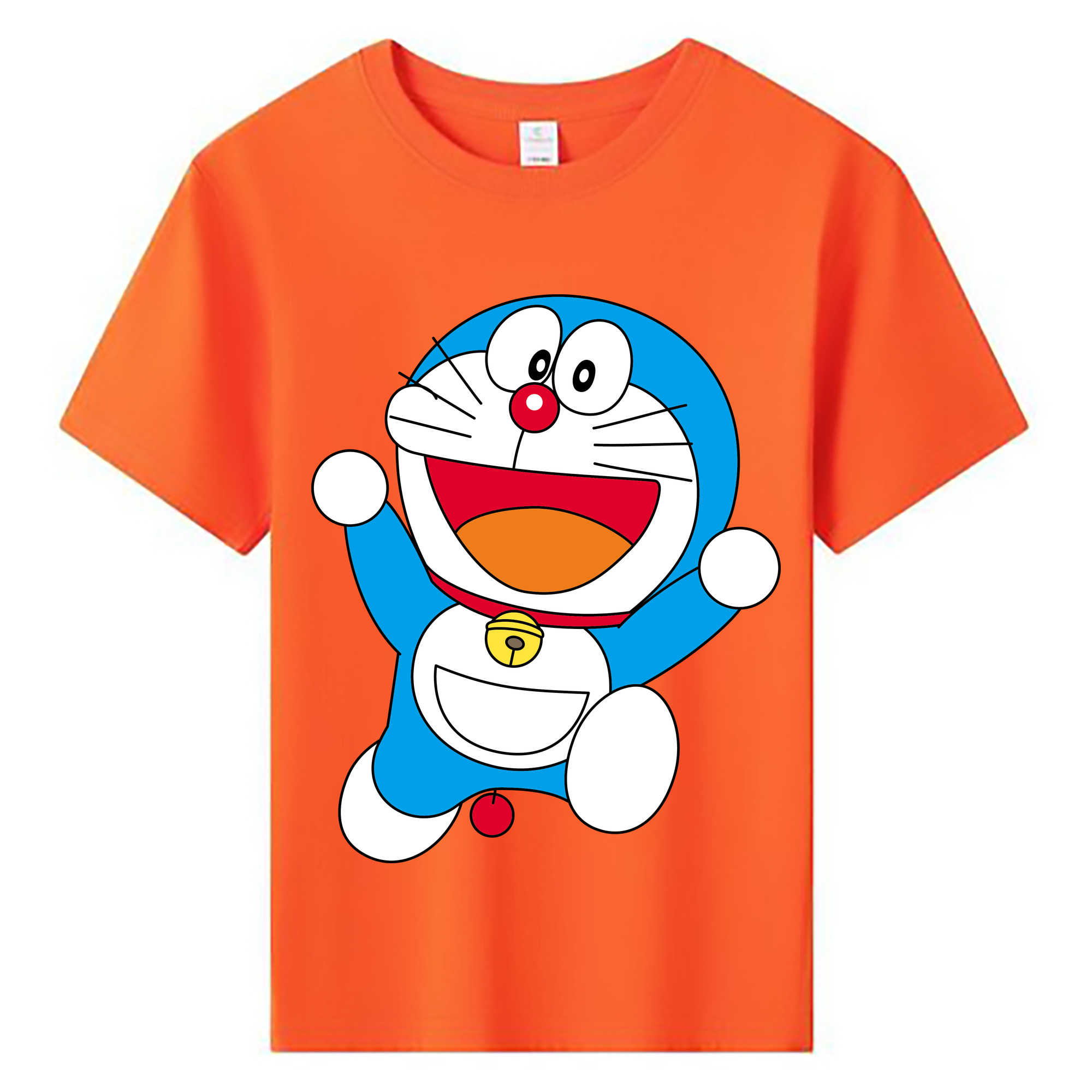 （画像用） ドラえもん Doraemon 綿100％キッズTシャツ（フロントプリント）