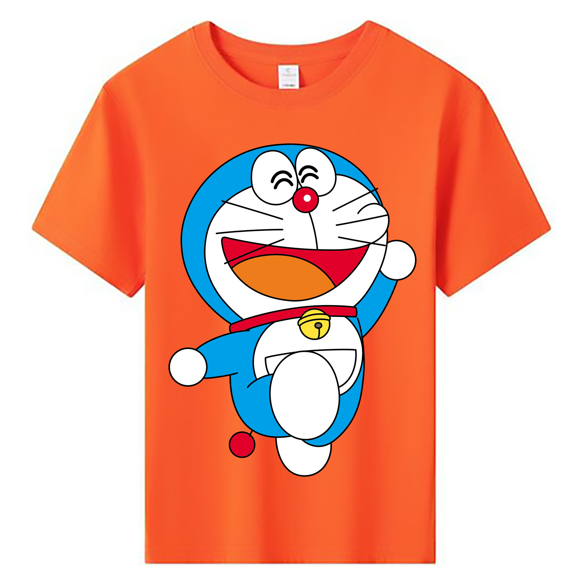 （画像用） ドラえもん Doraemon 綿100％キッズTシャツ（フロントプリント）