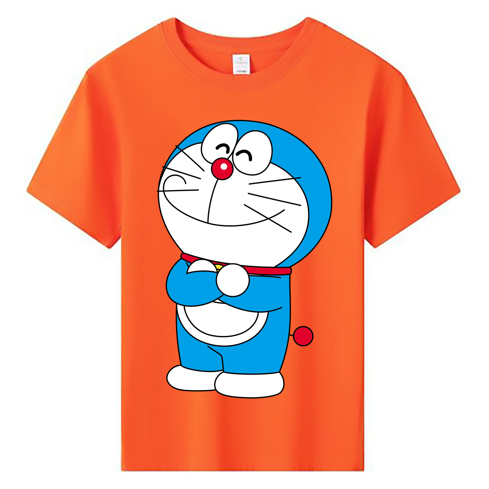 （画像用） ドラえもん Doraemon 綿100％キッズTシャツ（フロントプリント）