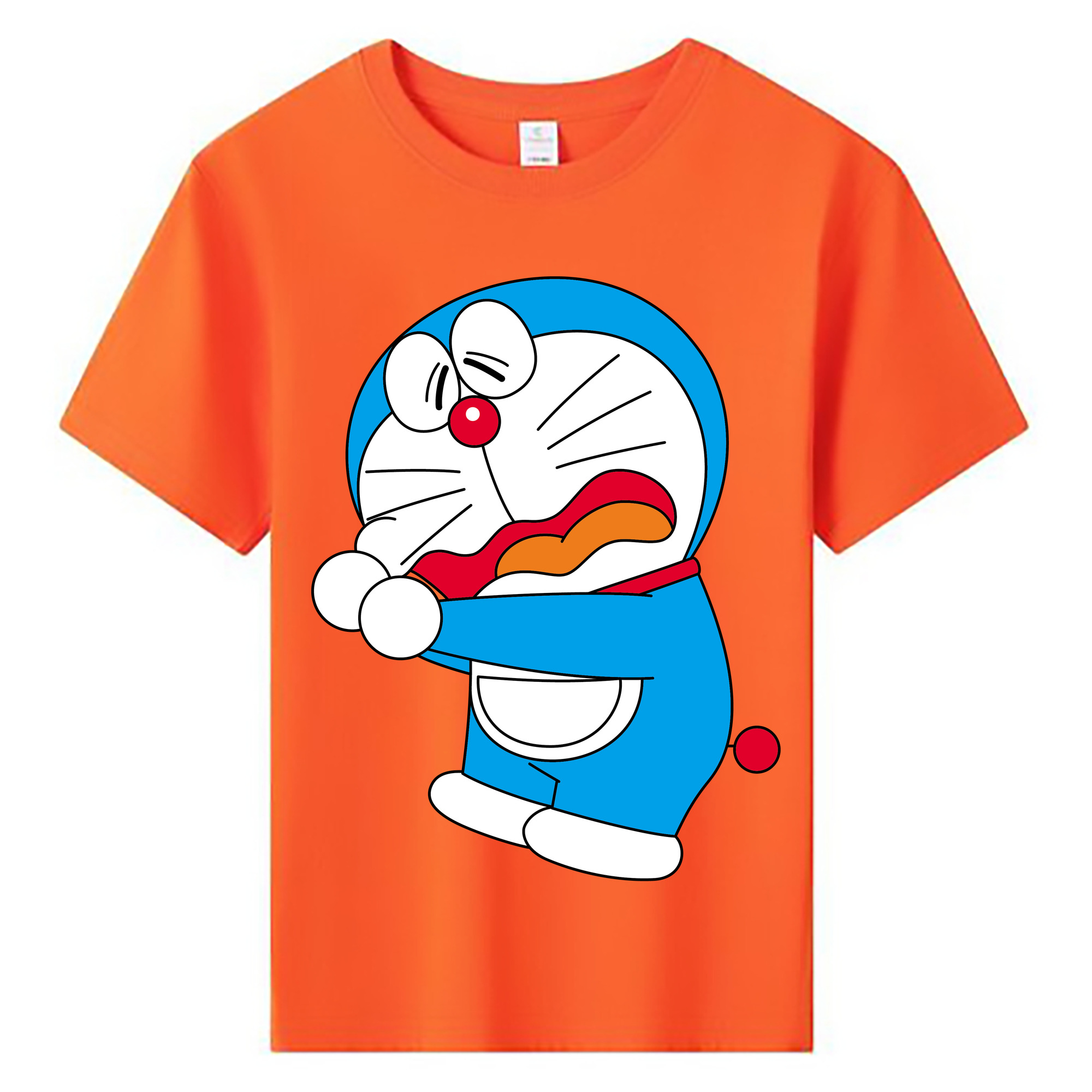 （画像用） ドラえもん Doraemon 綿100％キッズTシャツ（フロントプリント）
