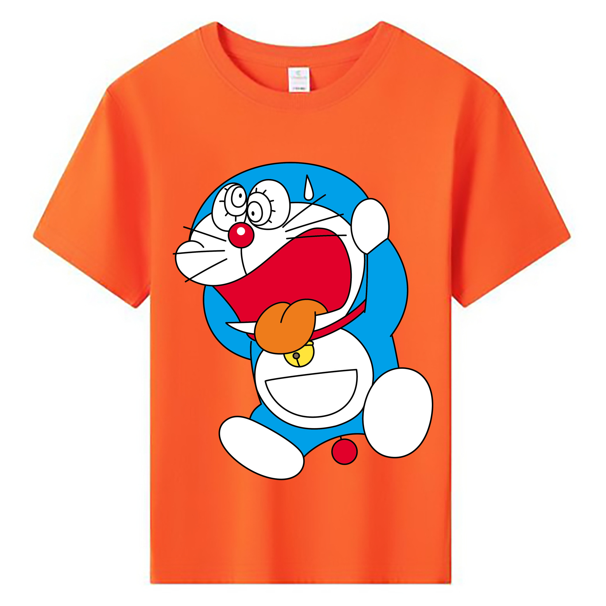 （画像用） ドラえもん Doraemon 綿100％キッズTシャツ（フロントプリント）