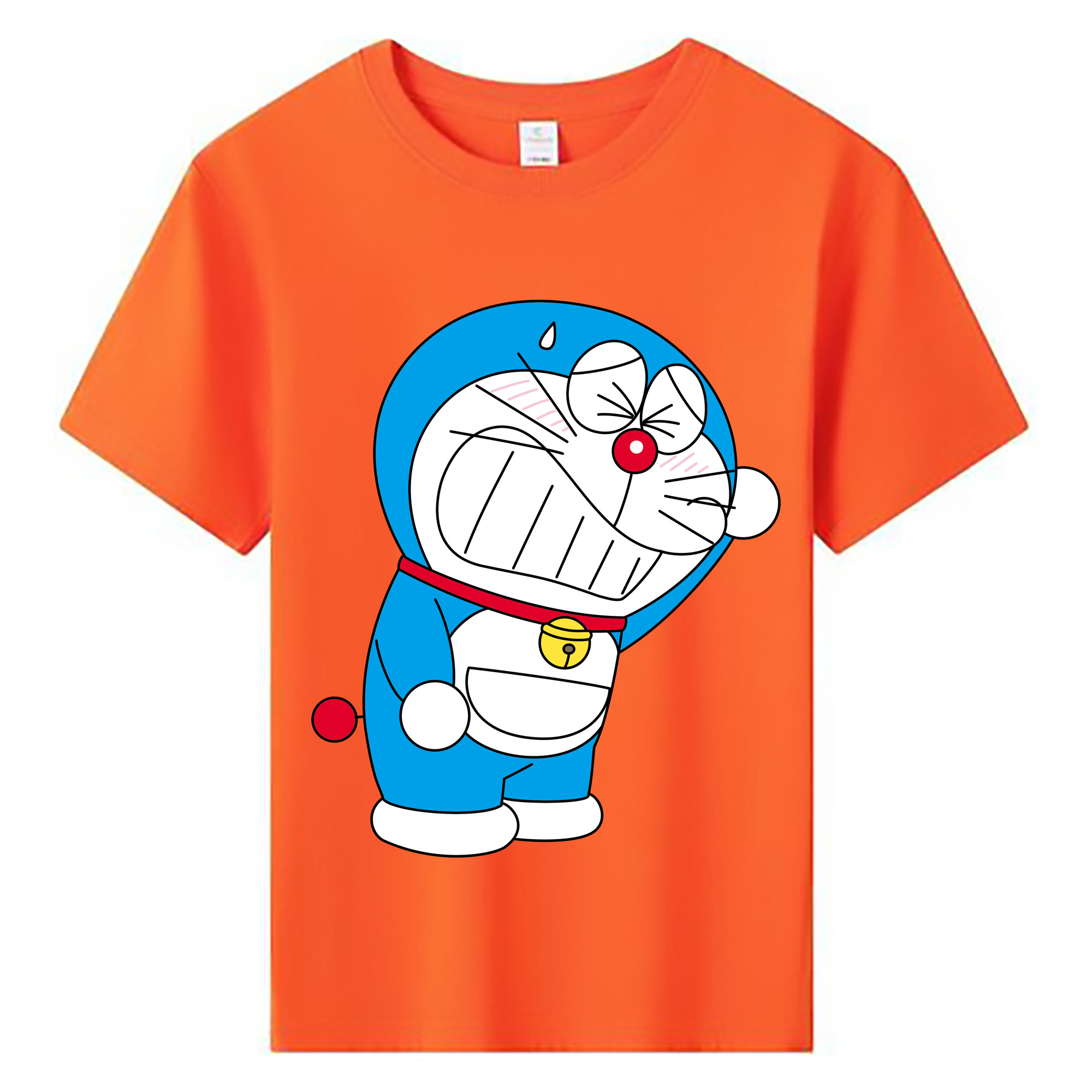（画像用） ドラえもん Doraemon 綿100％キッズTシャツ（フロントプリント）