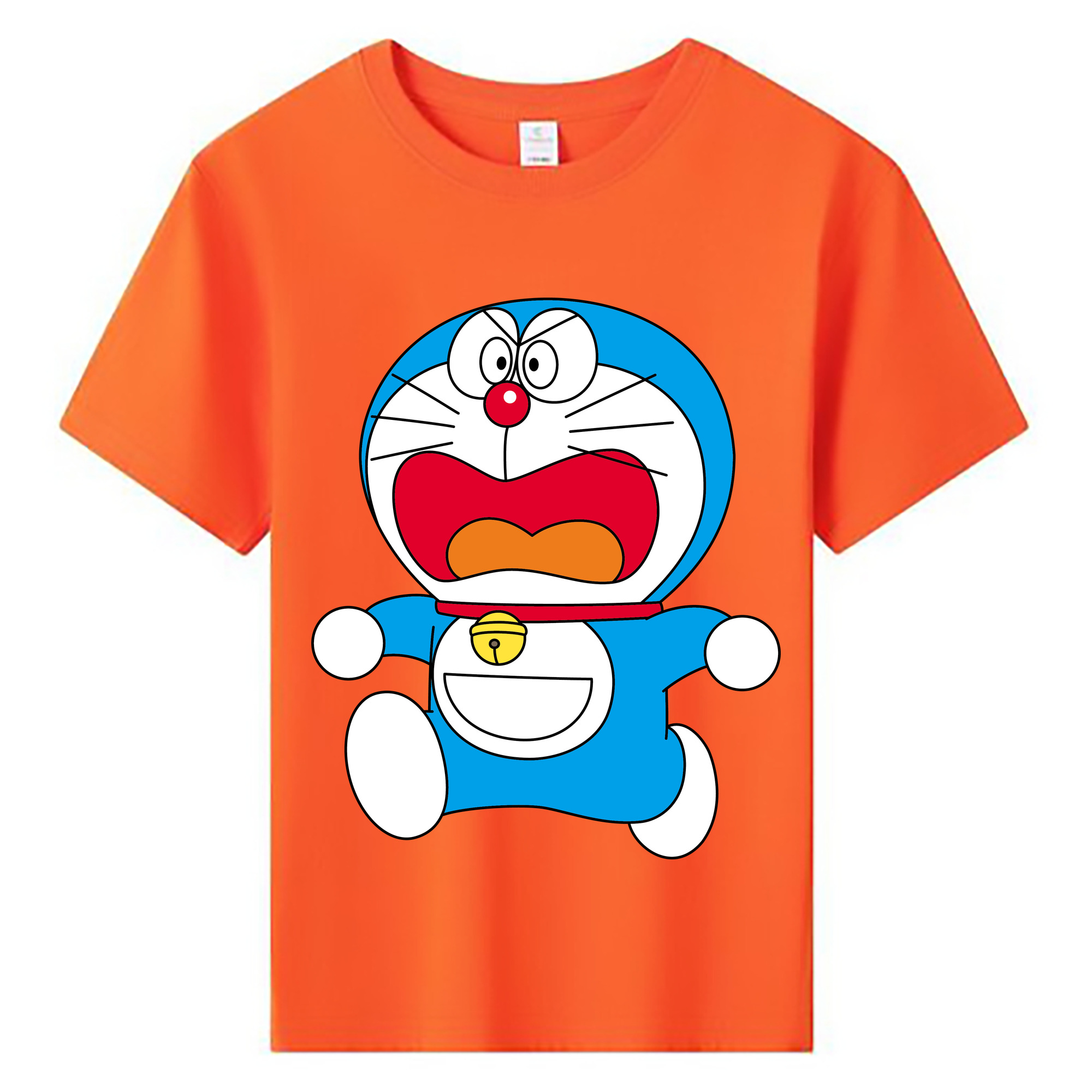 （画像用） ドラえもん Doraemon 綿100％キッズTシャツ（フロントプリント）