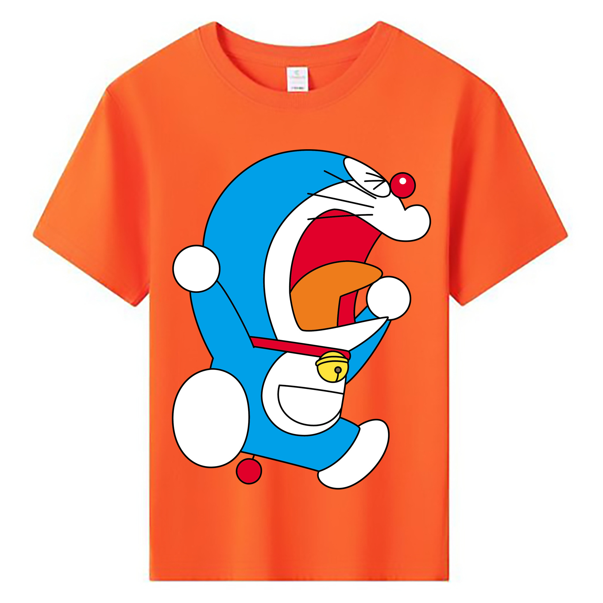 （画像用） ドラえもん Doraemon 綿100％キッズTシャツ（フロントプリント）