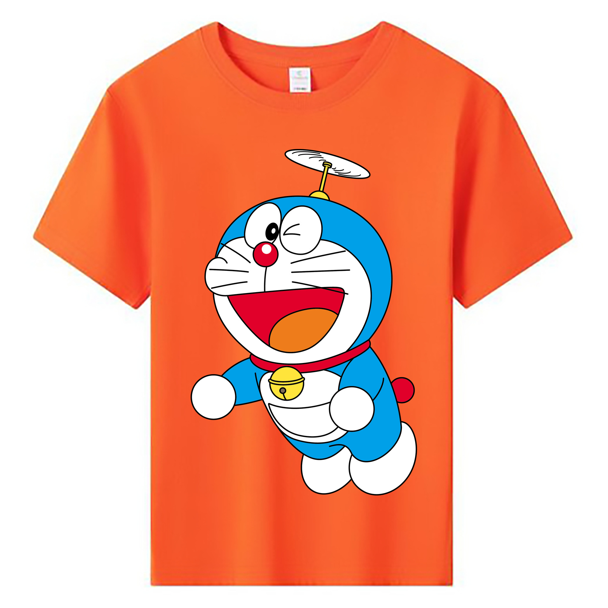 （画像用） ドラえもん Doraemon 綿100％キッズTシャツ（フロントプリント）