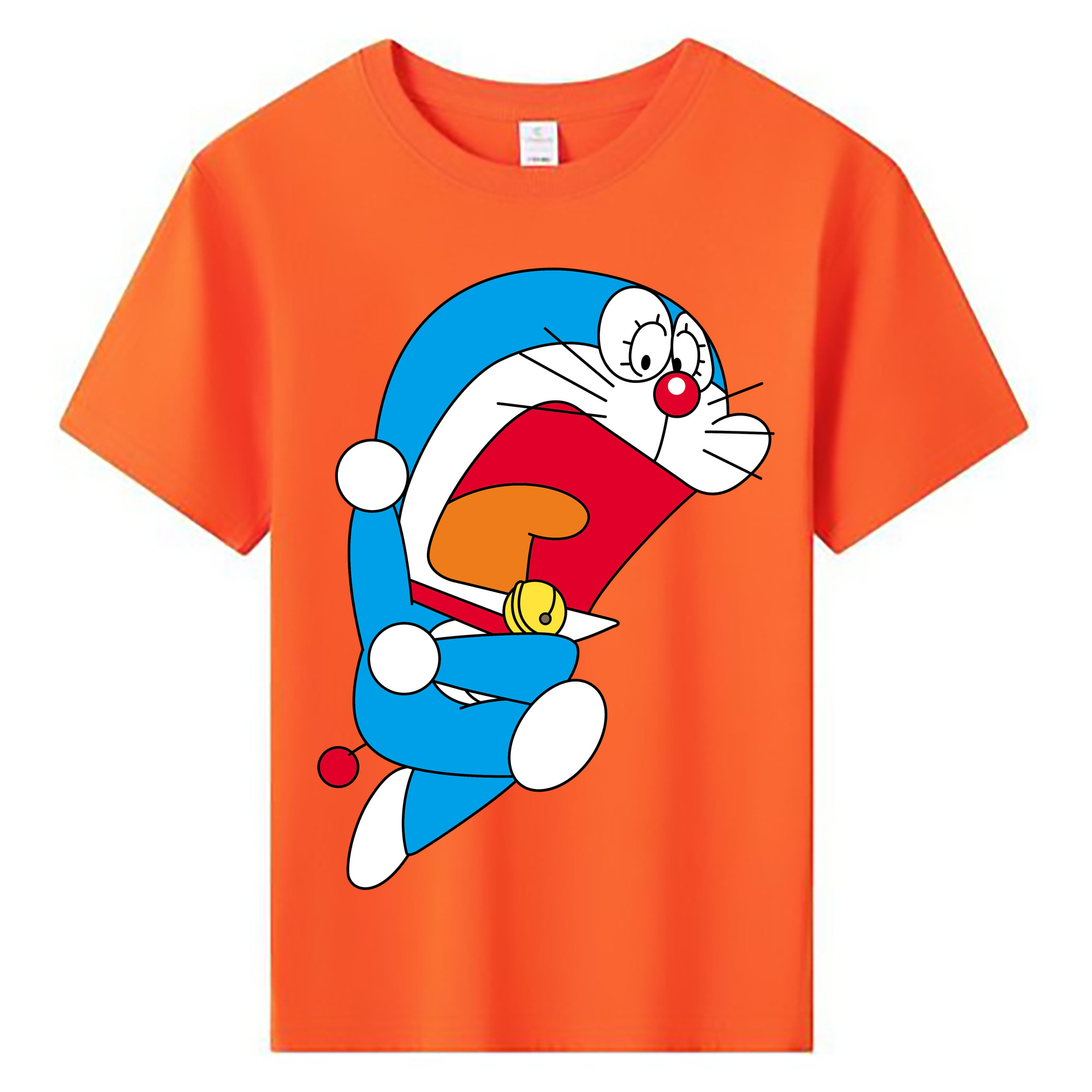 （画像用） ドラえもん Doraemon 綿100％キッズTシャツ（フロントプリント）