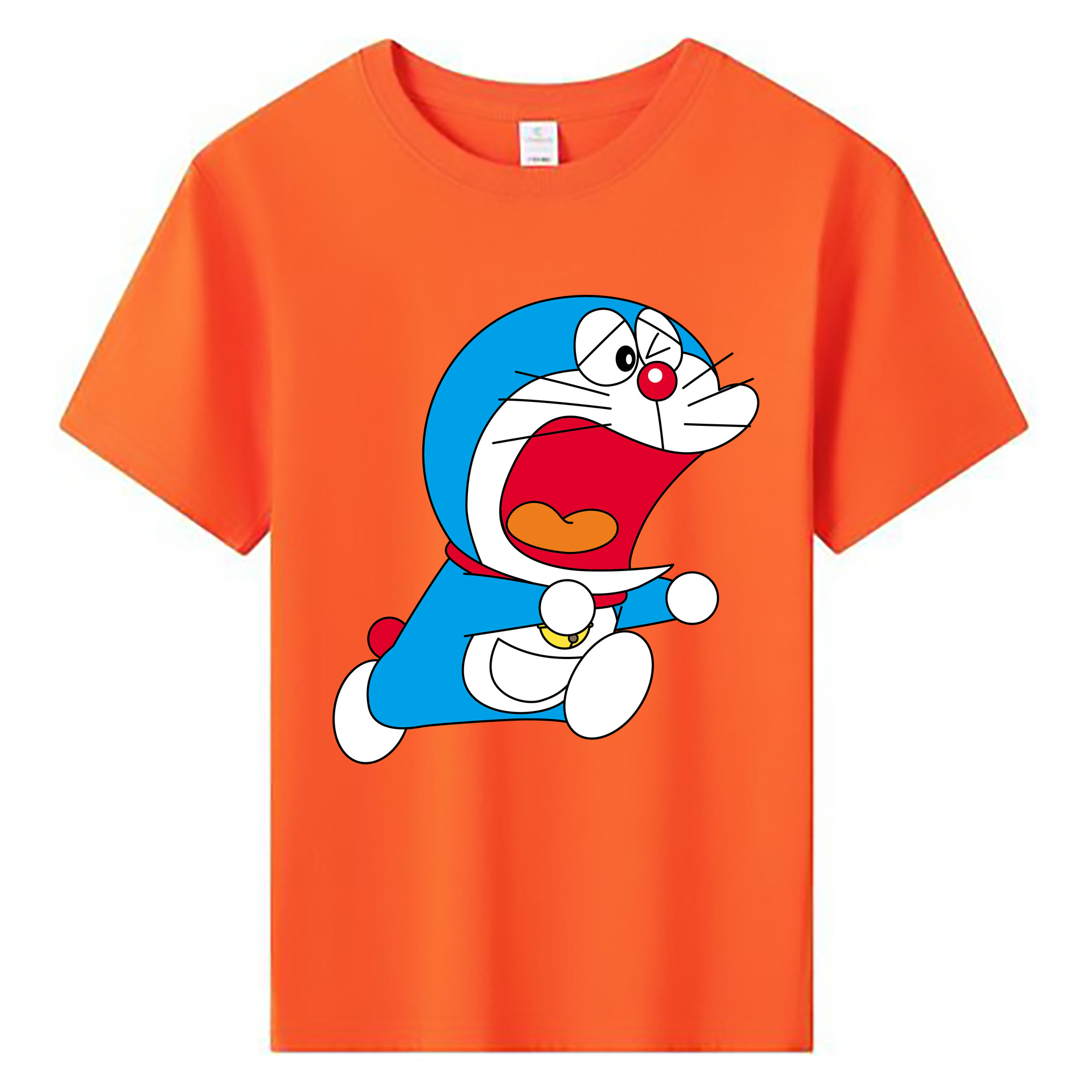 （画像用） ドラえもん Doraemon 綿100％キッズTシャツ（フロントプリント）