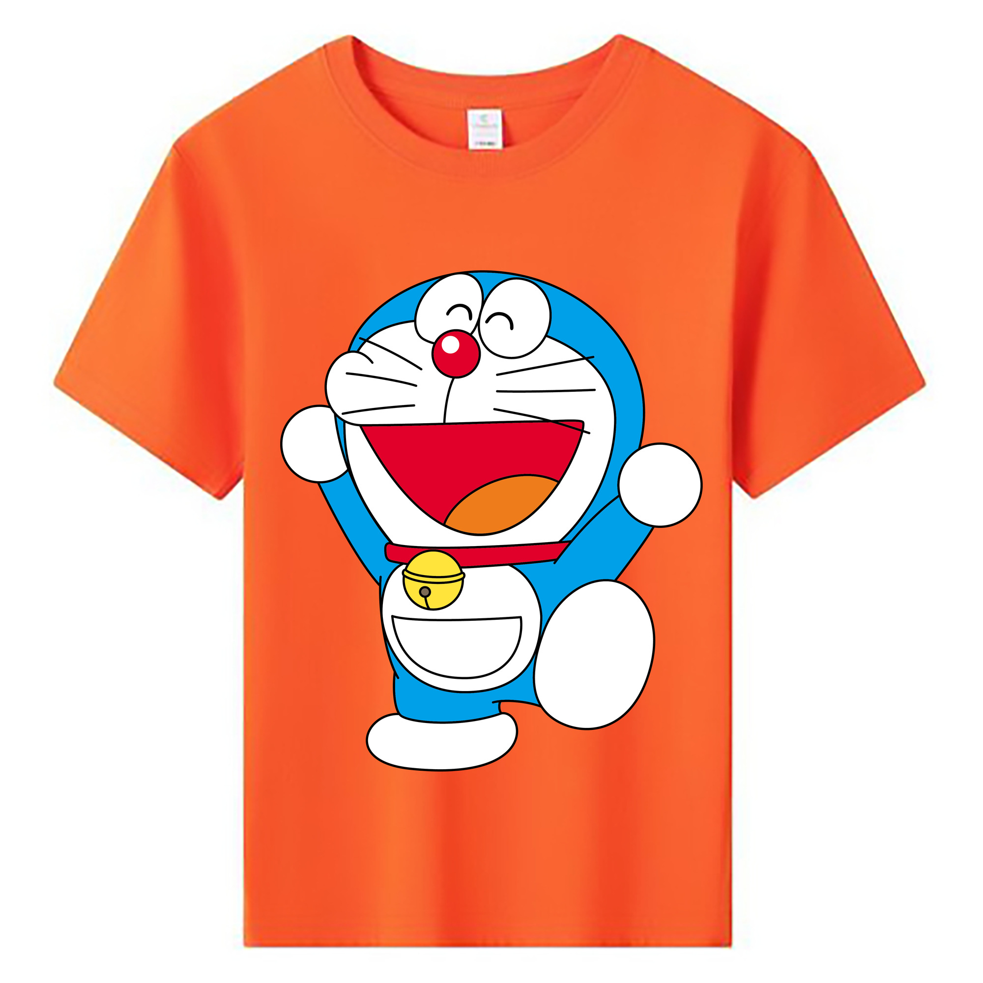 （画像用） ドラえもん Doraemon 綿100％キッズTシャツ（フロントプリント）