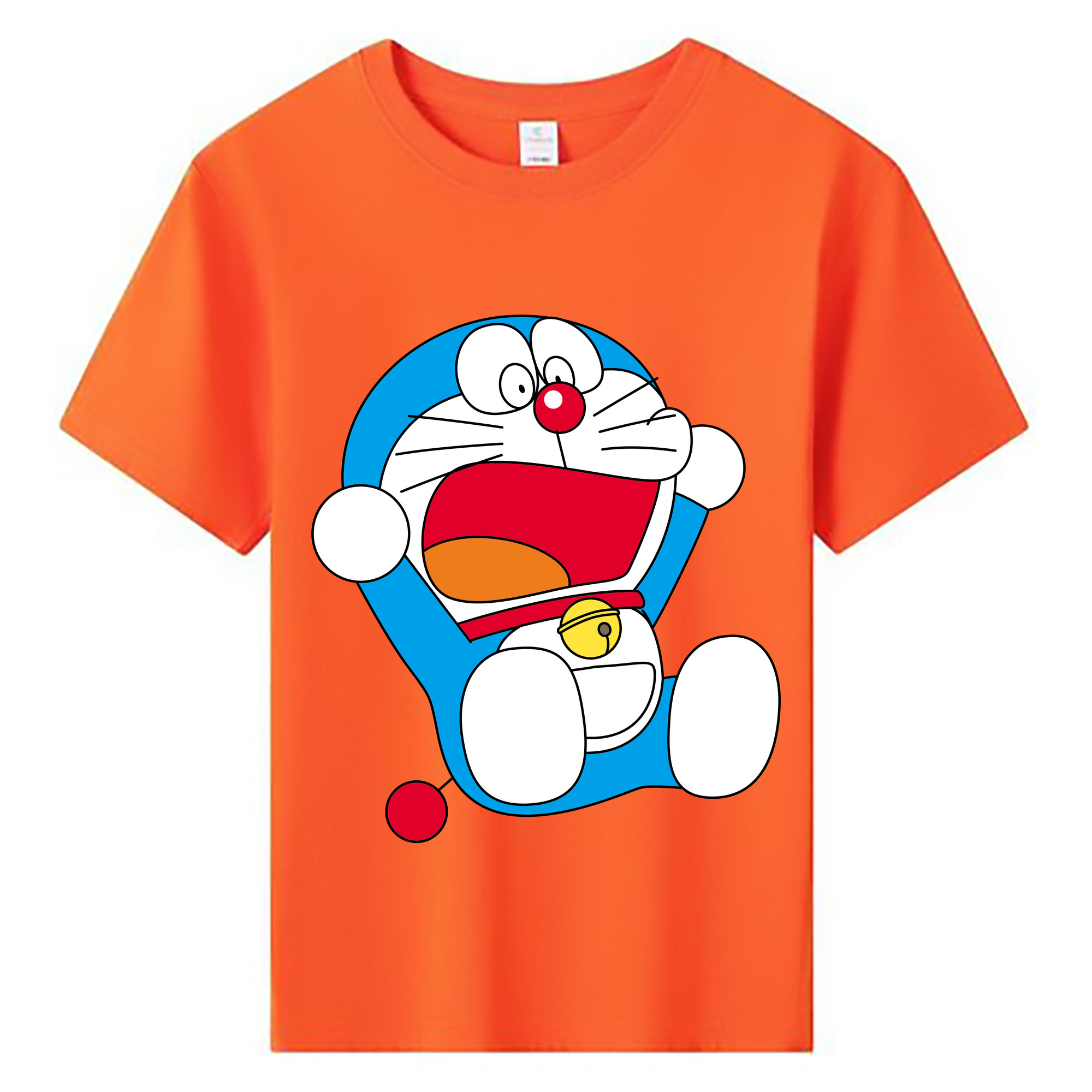 （画像用） ドラえもん Doraemon 綿100％キッズTシャツ（フロントプリント）