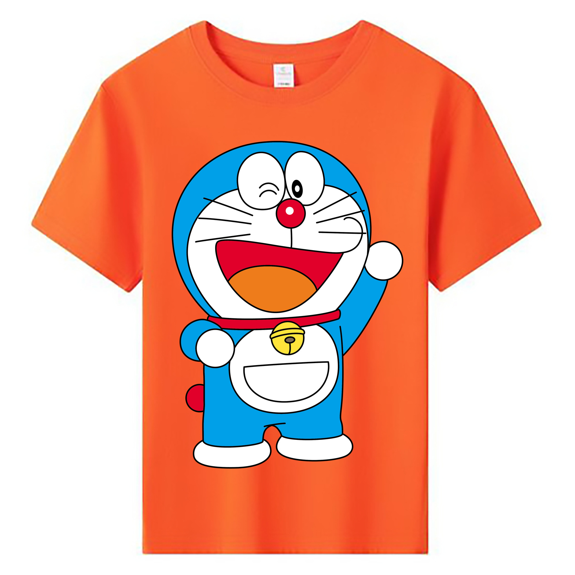 （画像用） ドラえもん Doraemon 綿100％キッズTシャツ（フロントプリント）