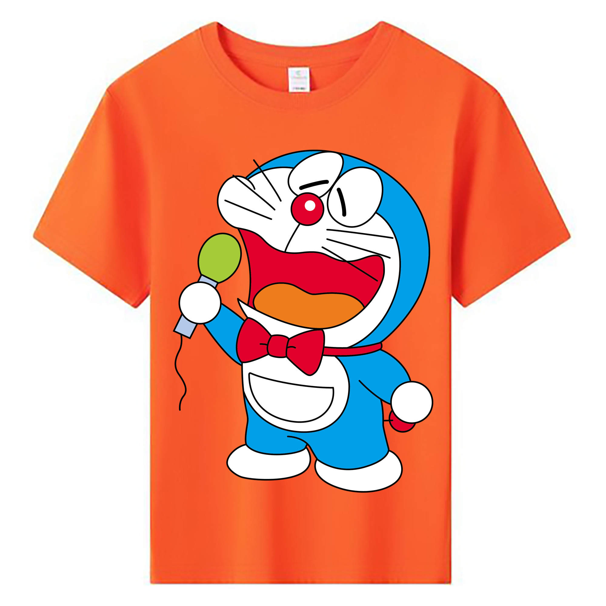 （画像用） ドラえもん Doraemon 綿100％キッズTシャツ（フロントプリント）
