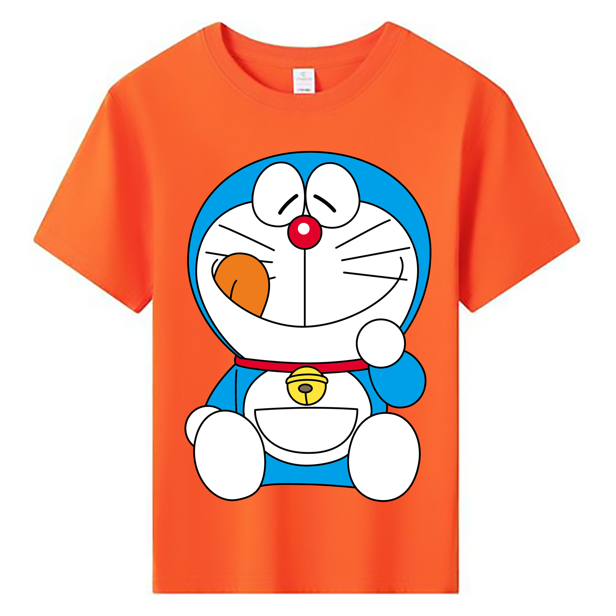 （画像用） ドラえもん Doraemon 綿100％キッズTシャツ（フロントプリント）