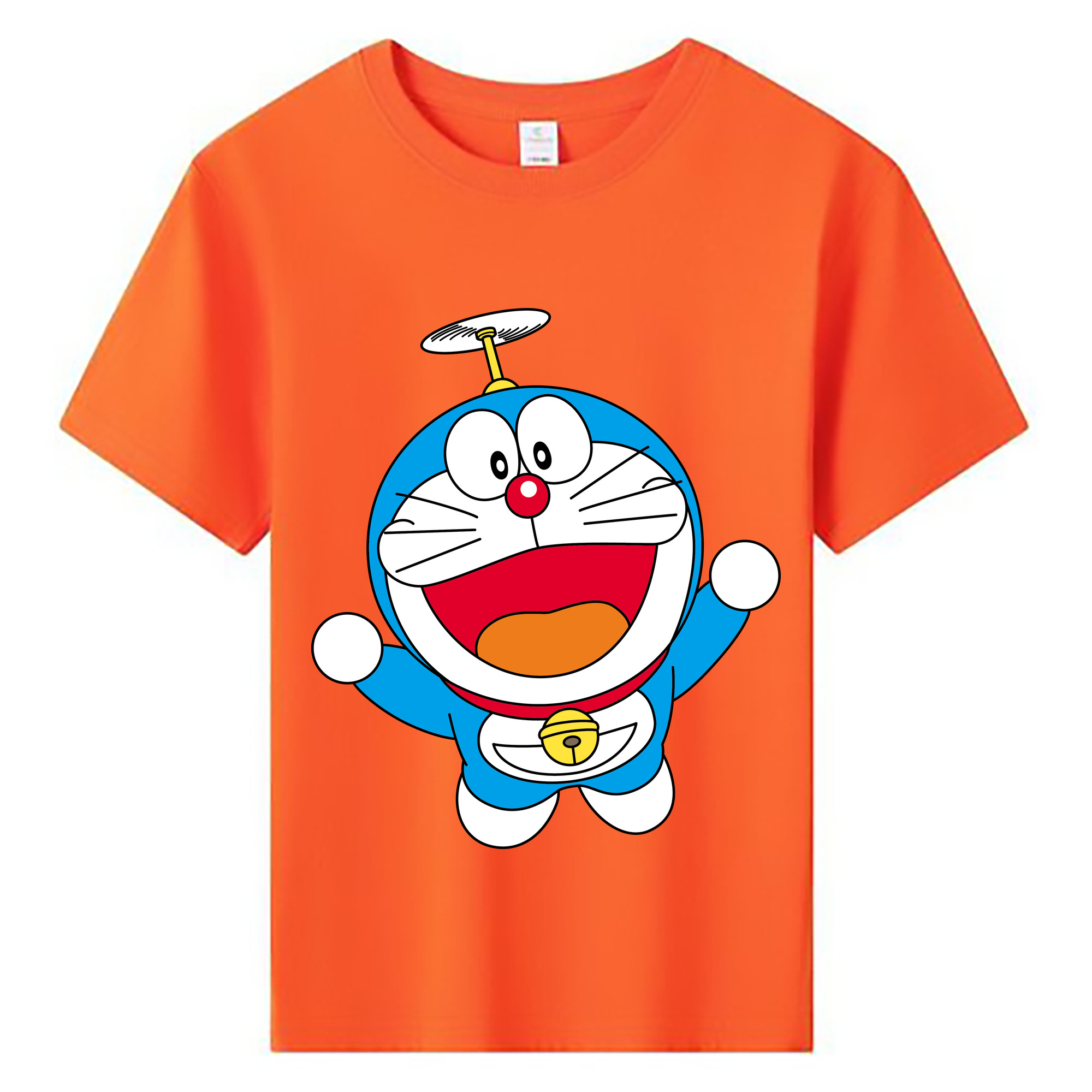 （画像用） ドラえもん Doraemon 綿100％キッズTシャツ（フロントプリント）