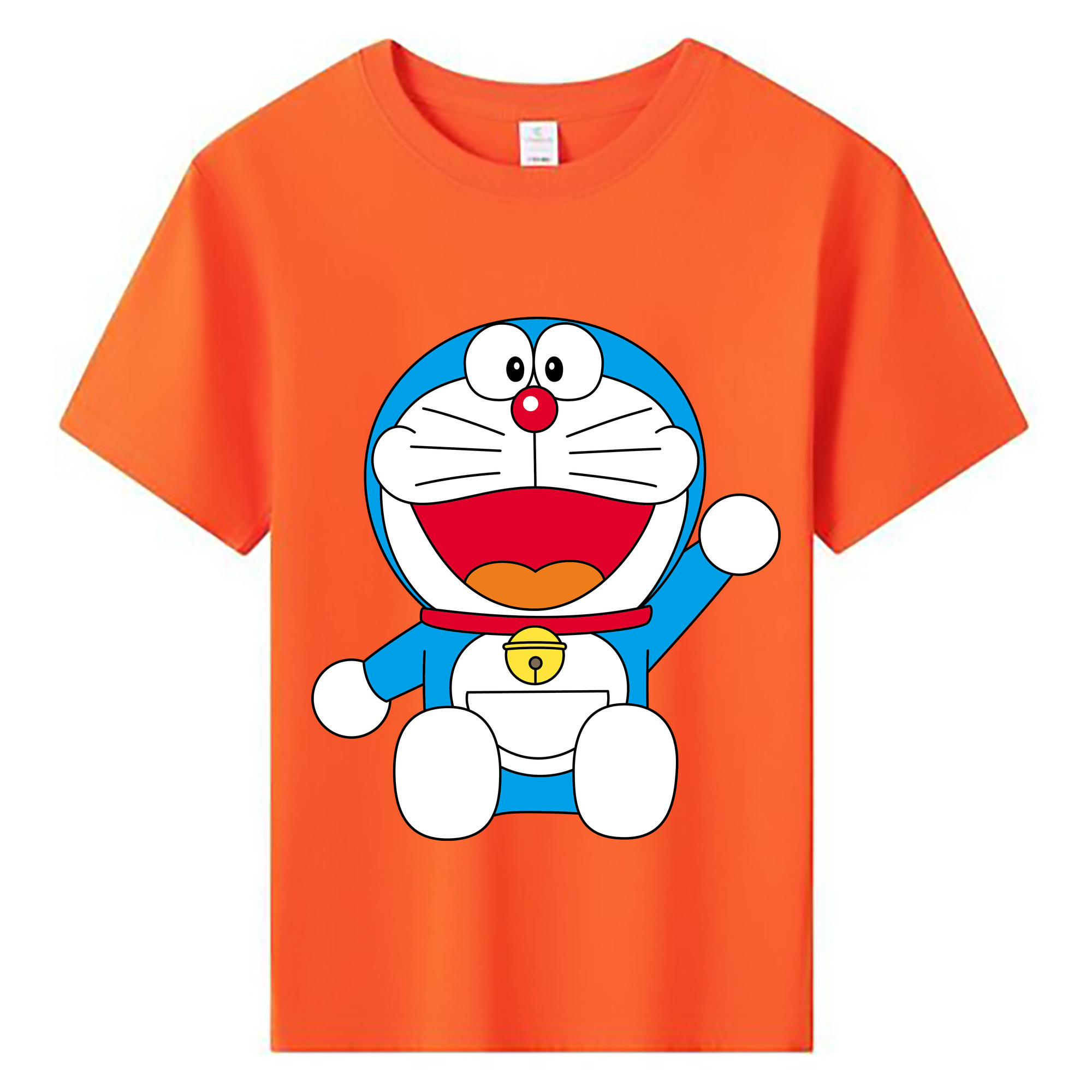 （画像用） ドラえもん Doraemon 綿100％キッズTシャツ（フロントプリント）