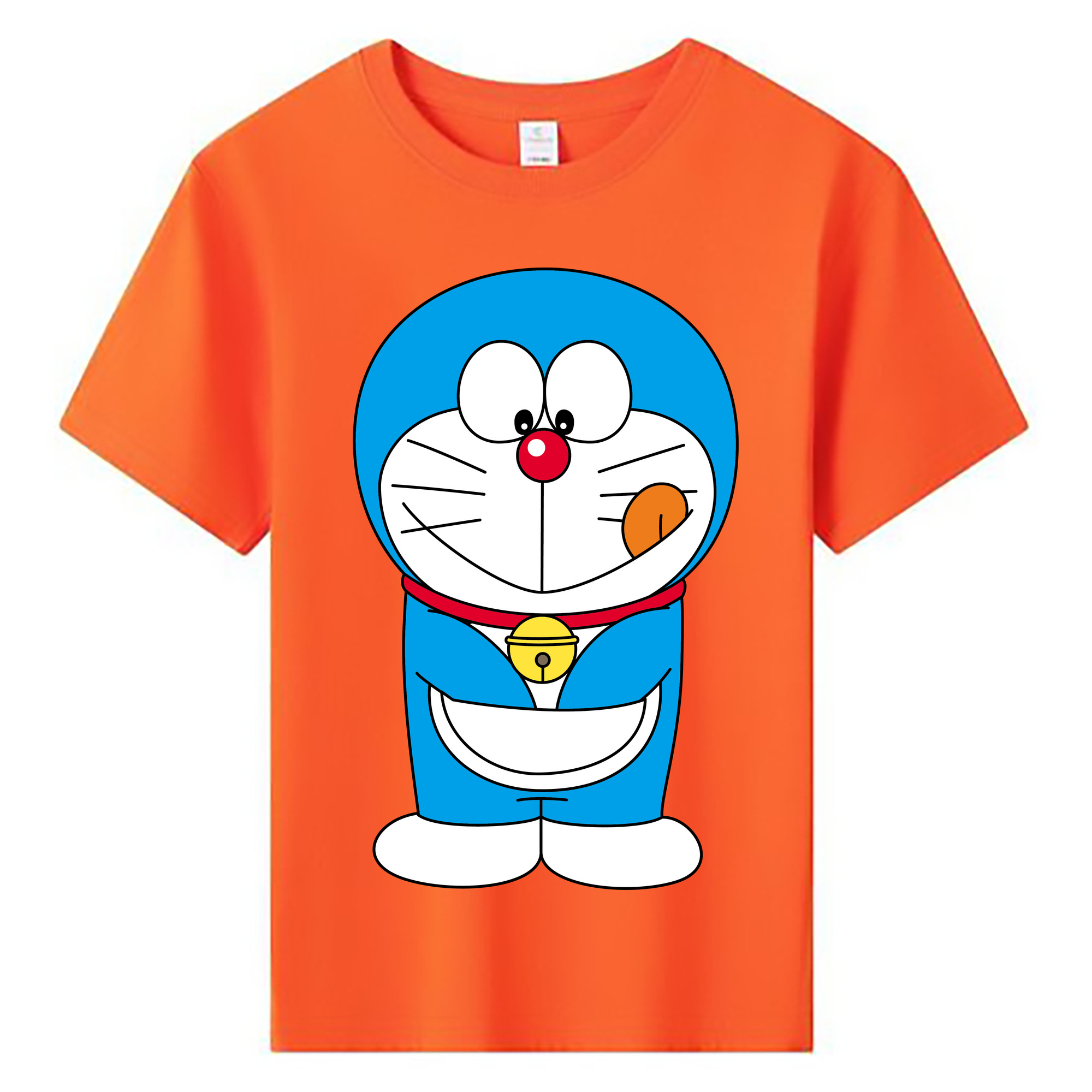 （画像用） ドラえもん Doraemon 綿100％キッズTシャツ（フロントプリント）