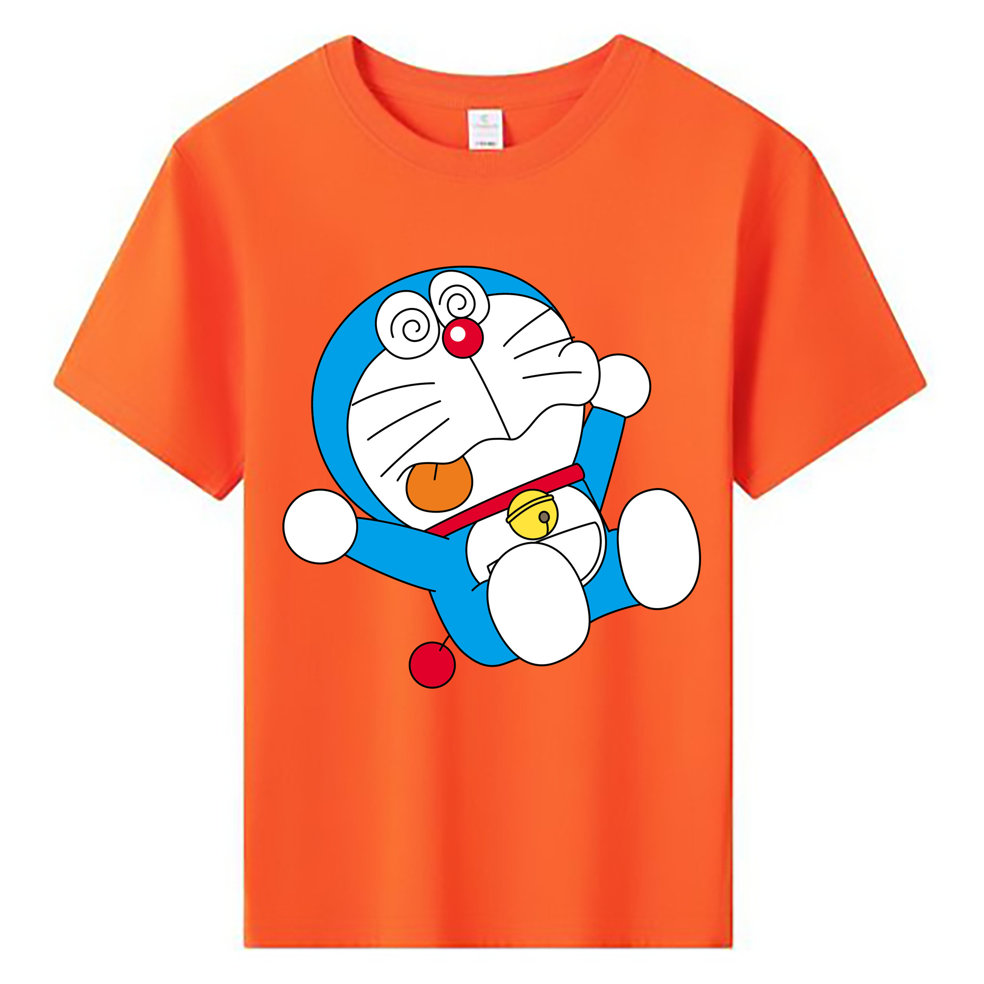 （画像用） ドラえもん Doraemon 綿100％キッズTシャツ（フロントプリント）