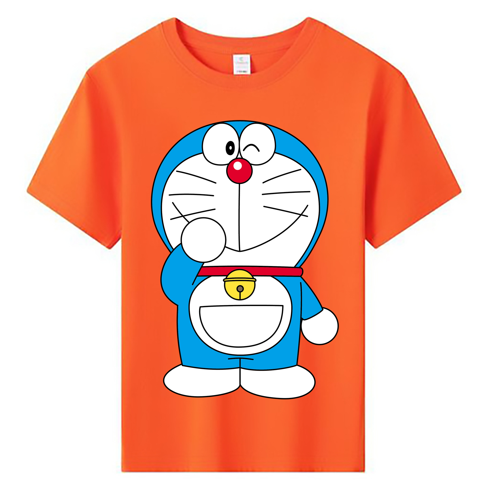 （画像用） ドラえもん Doraemon 綿100％キッズTシャツ（フロントプリント）