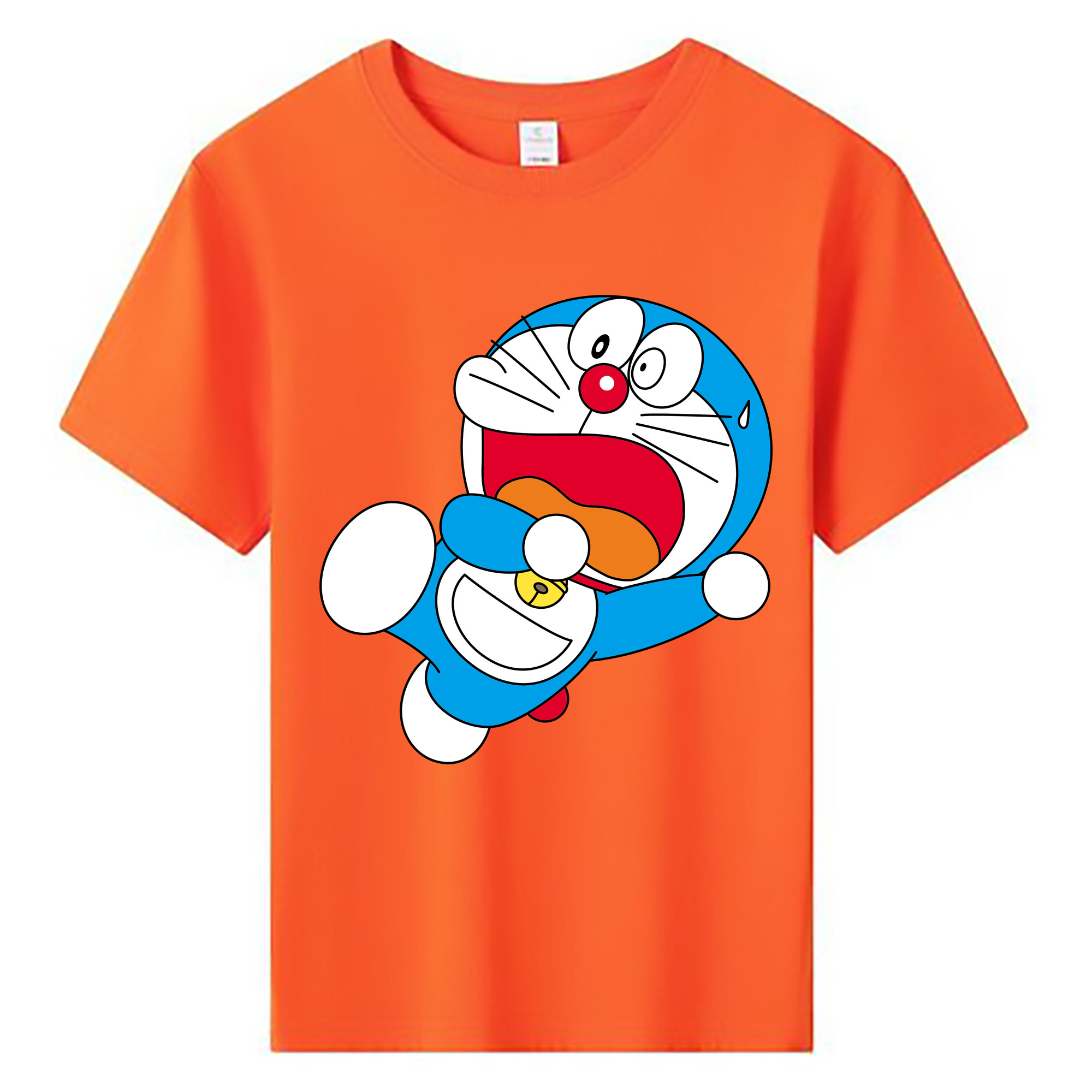 （画像用） ドラえもん Doraemon 綿100％キッズTシャツ（フロントプリント）