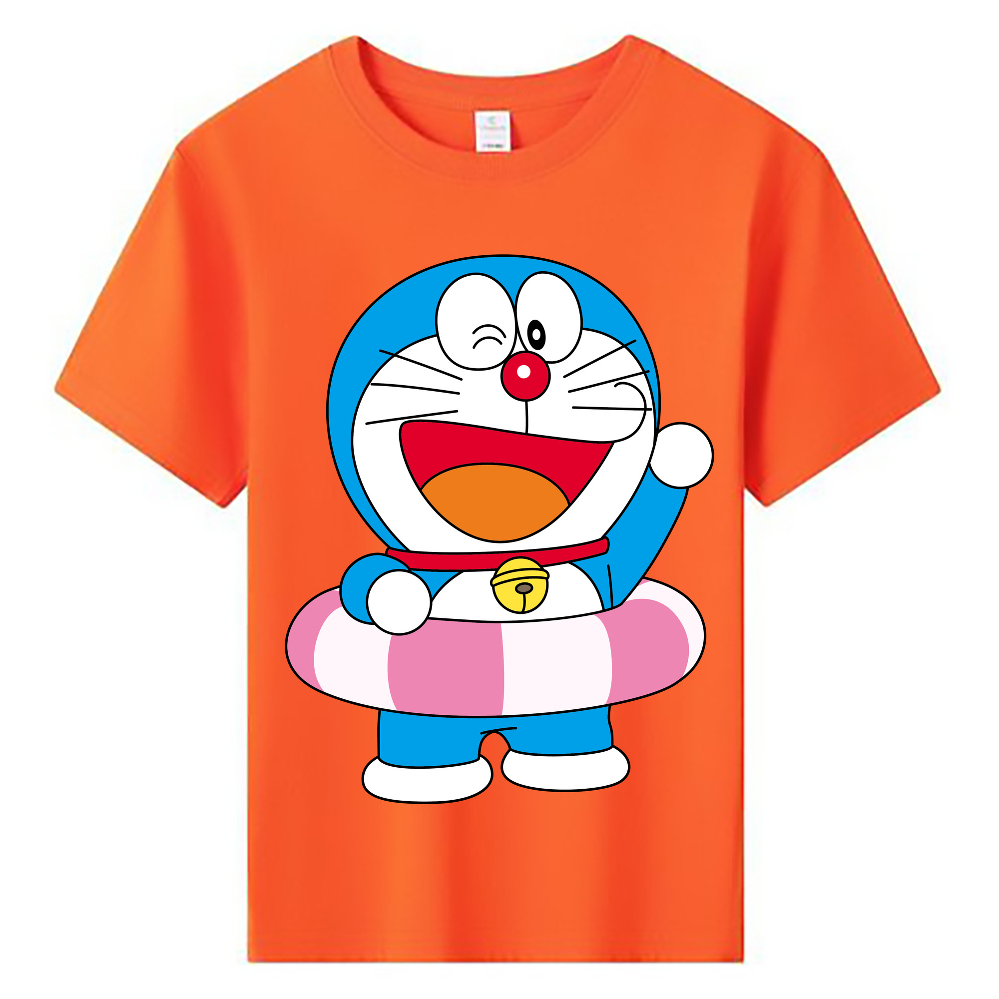 （画像用） ドラえもん Doraemon 綿100％キッズTシャツ（フロントプリント）