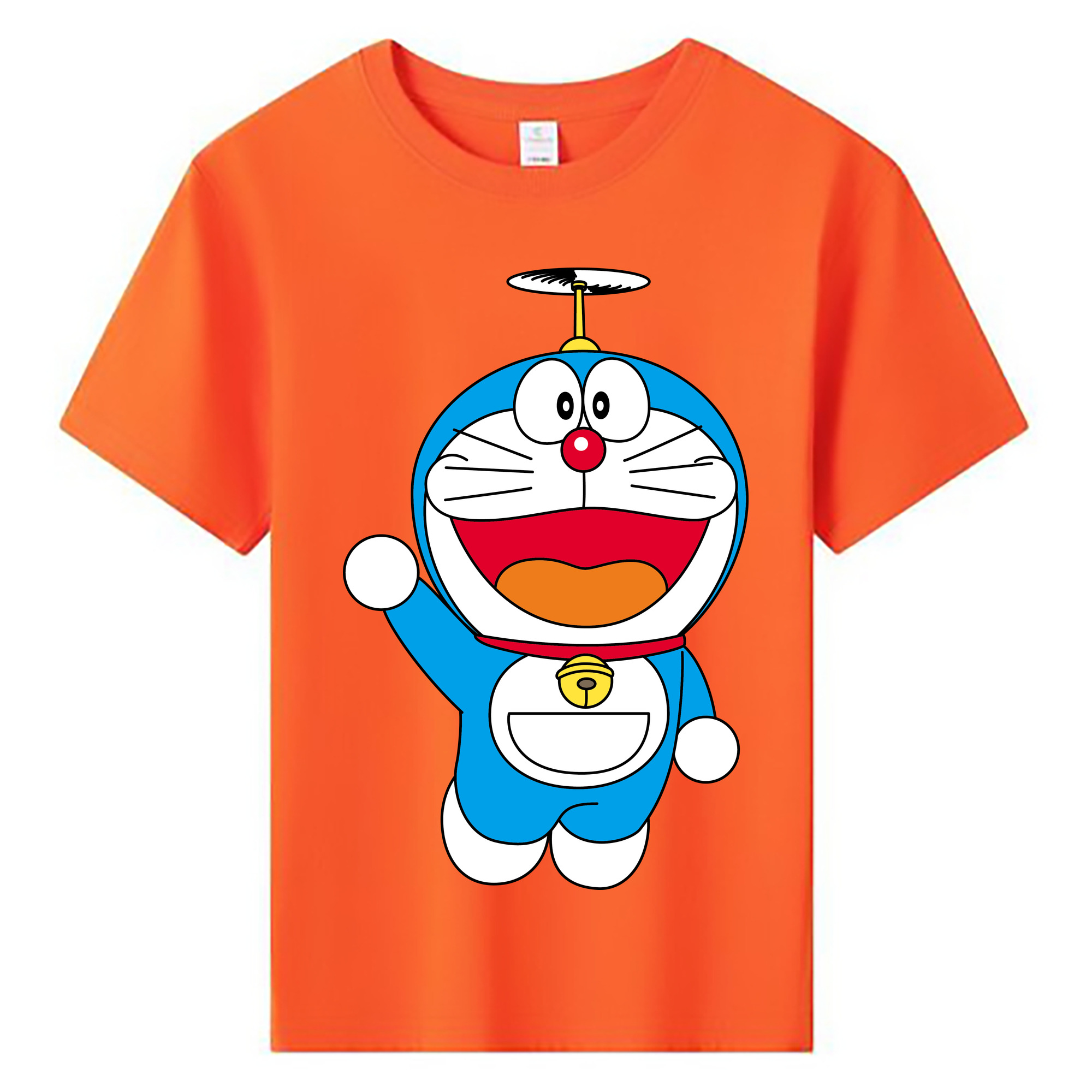 （画像用） ドラえもん Doraemon 綿100％キッズTシャツ（フロントプリント）