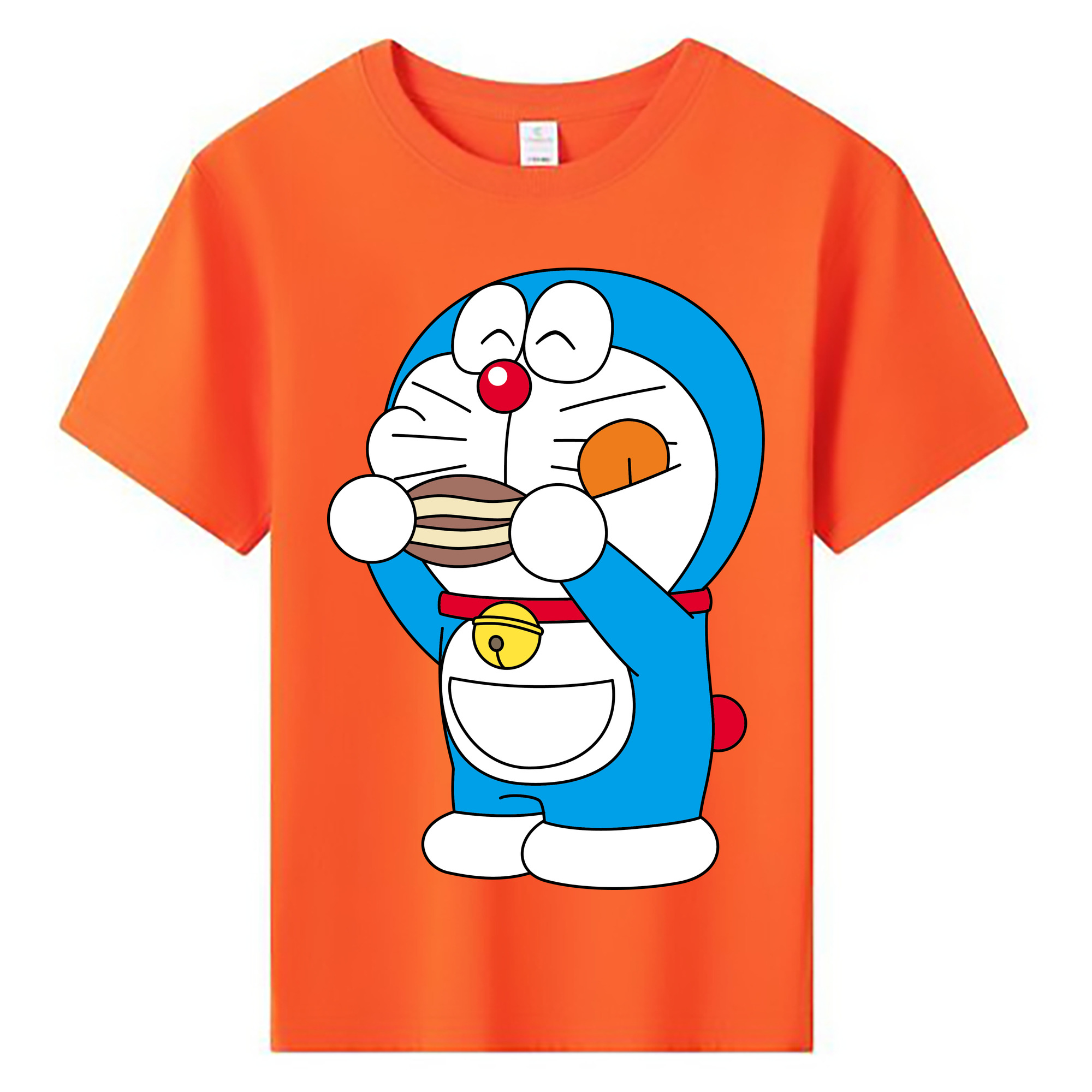 （画像用） ドラえもん Doraemon 綿100％キッズTシャツ（フロントプリント）