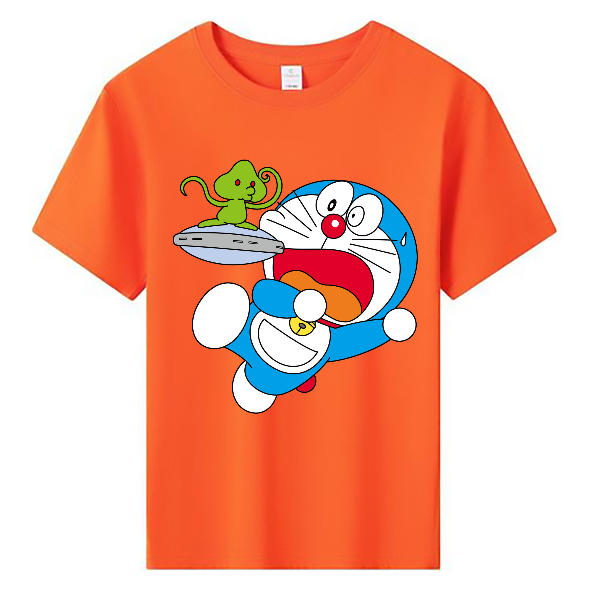 （画像用） ドラえもん Doraemon 綿100％キッズTシャツ（フロントプリント）