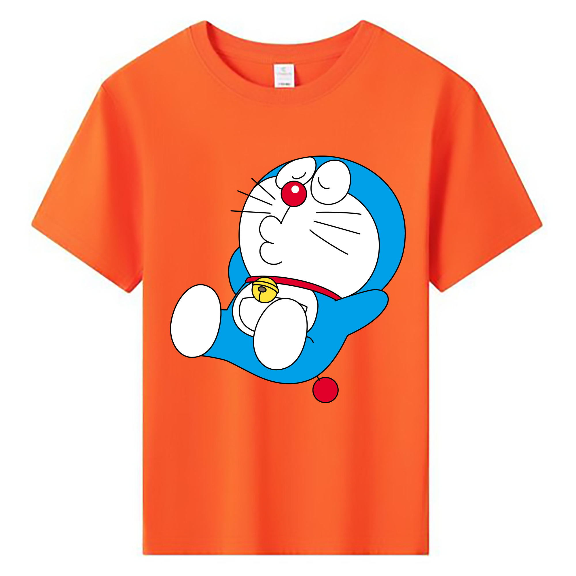 （画像用） ドラえもん Doraemon 綿100％キッズTシャツ（フロントプリント）